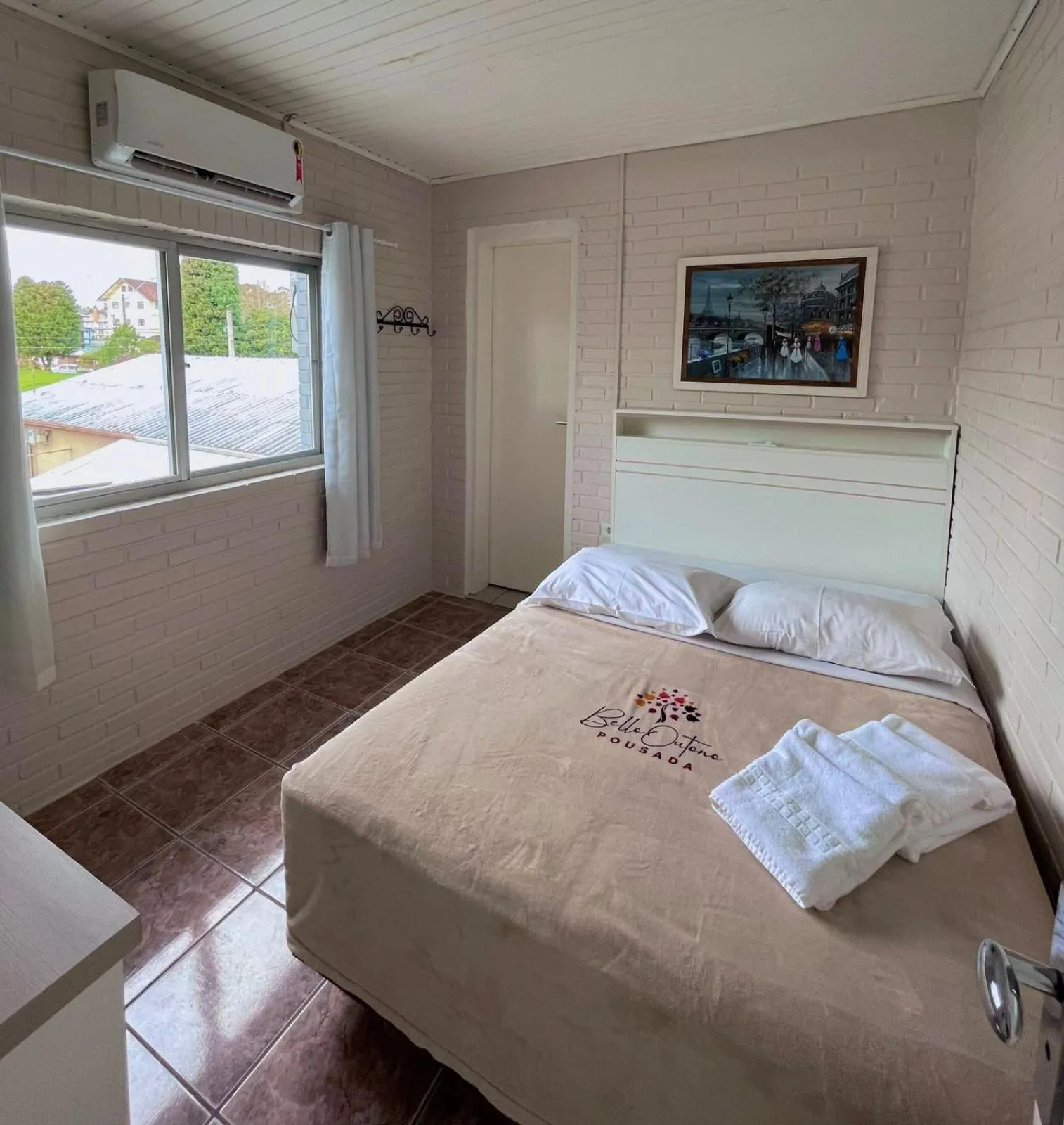 Bed in Pousada Bello Outono