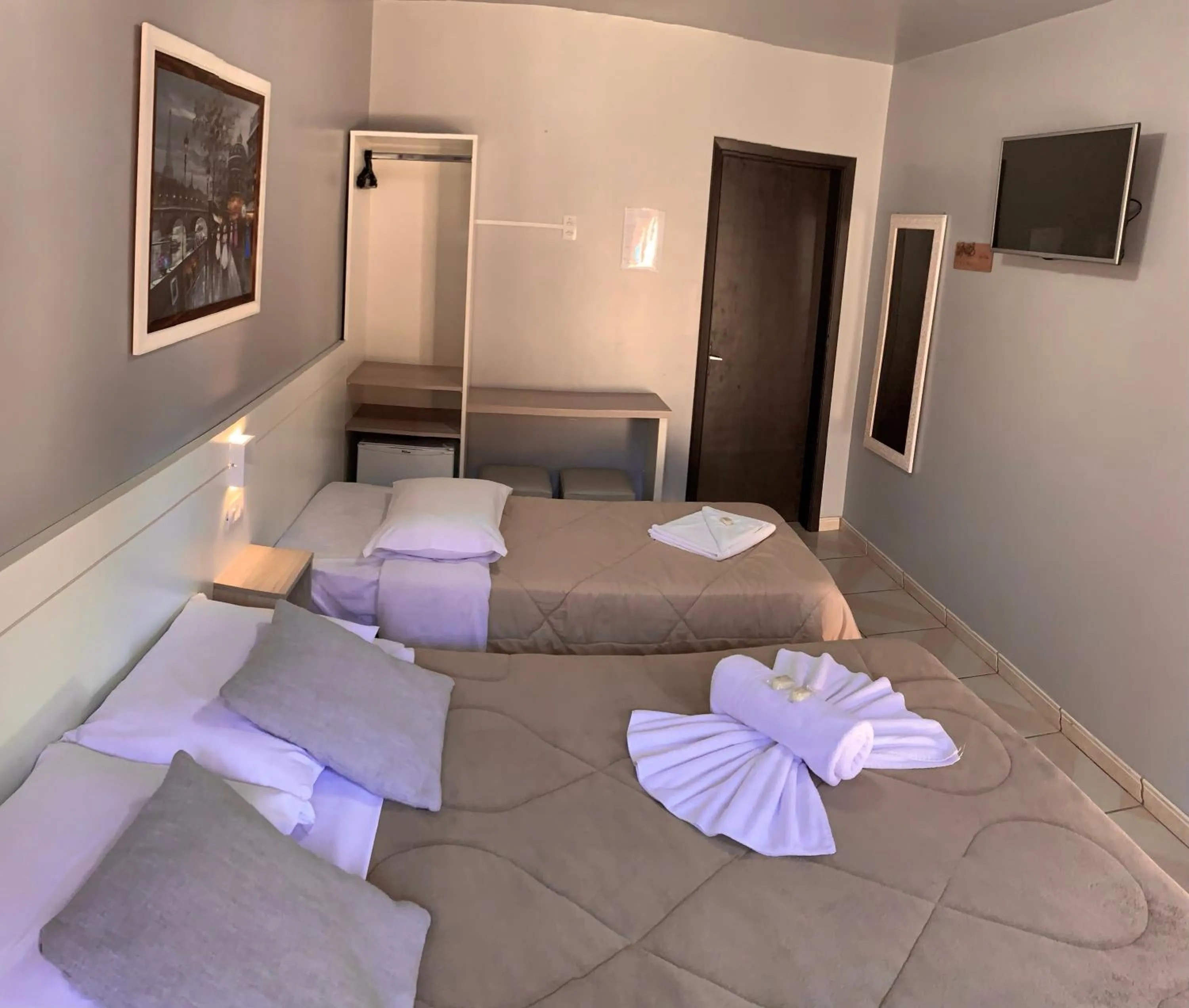 Bed in Pousada Bello Outono