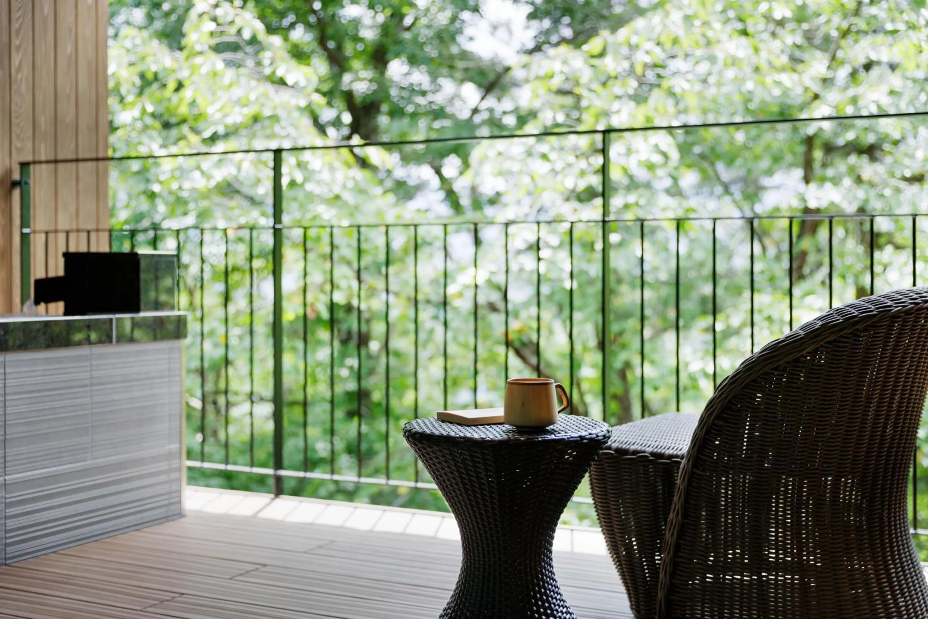 Balcony/Terrace in Laforet Shuzenji Sanshisuimei