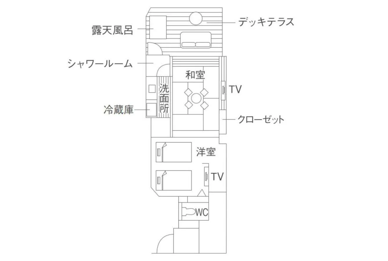 Floor plan in Laforet Shuzenji Sanshisuimei