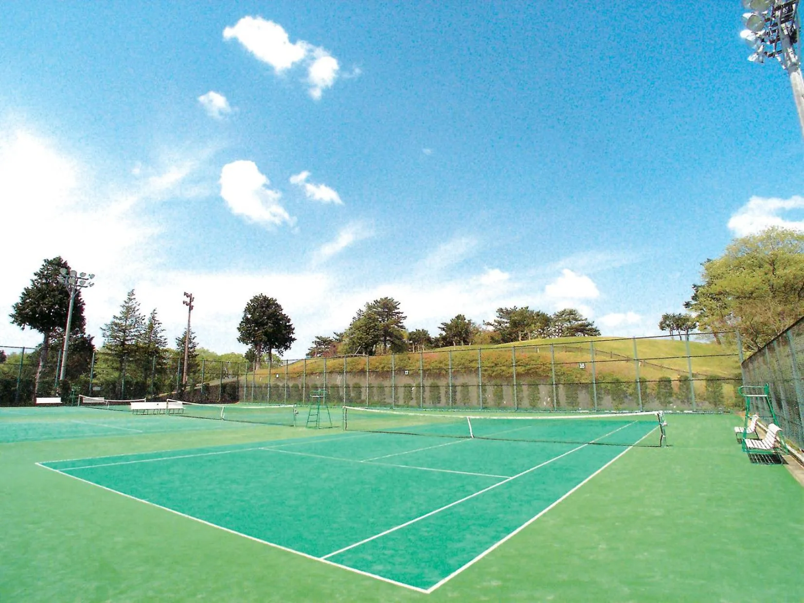 Tennis court in Laforet Shuzenji Sanshisuimei