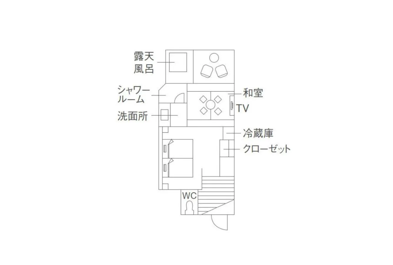 Floor plan in Laforet Shuzenji Sanshisuimei