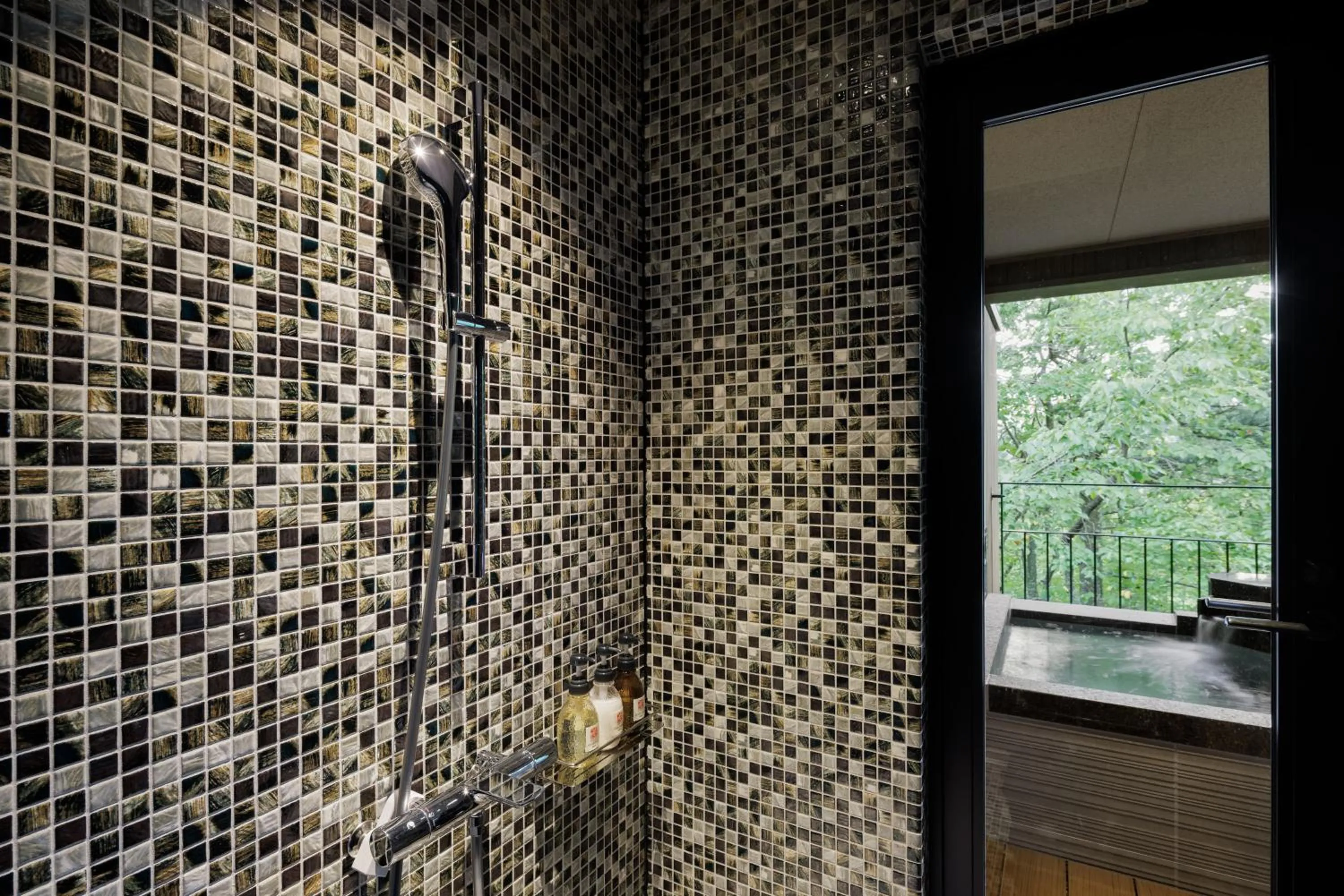 Shower in Laforet Shuzenji Sanshisuimei