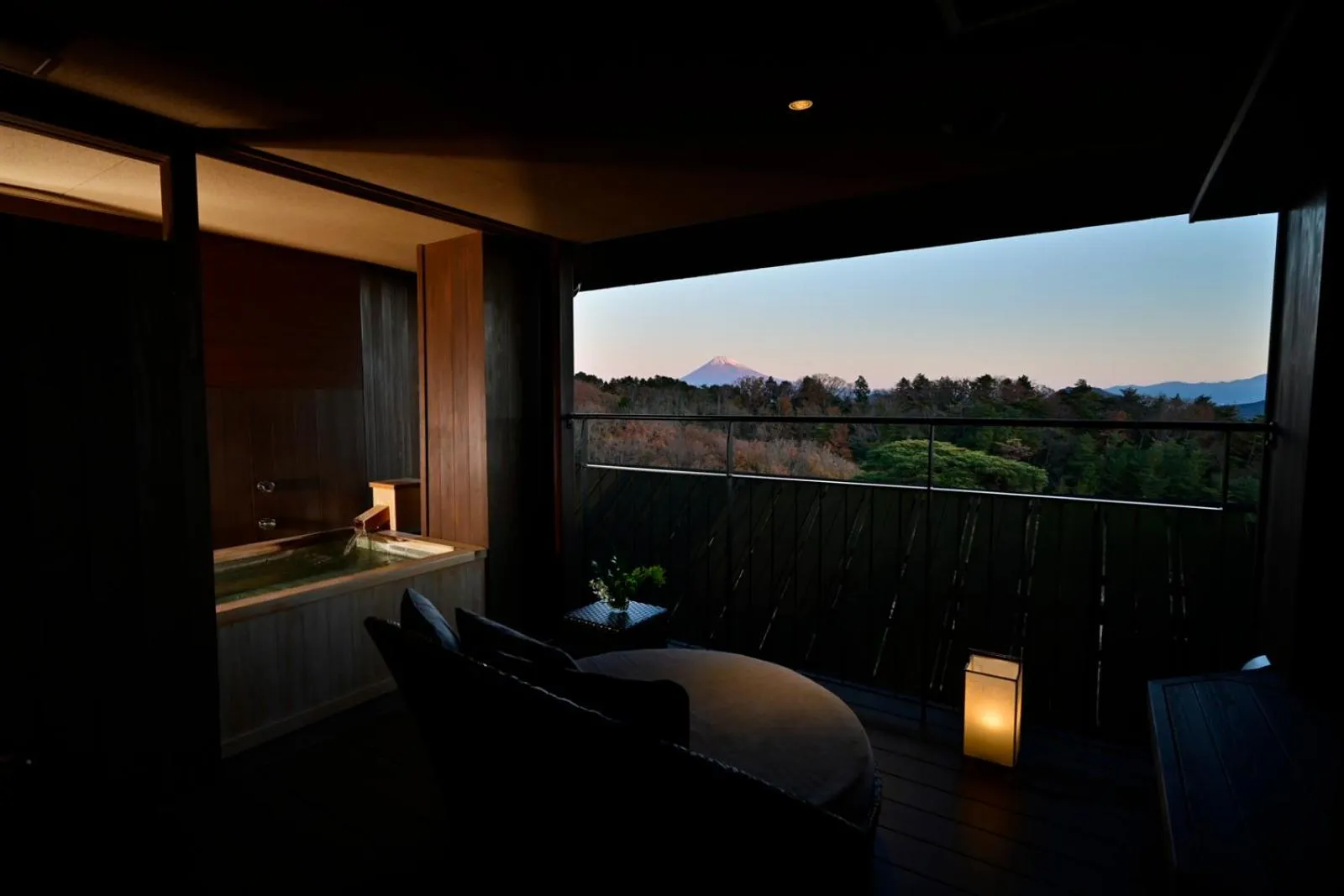 Hot Spring Bath, Bed in Laforet Shuzenji Sanshisuimei