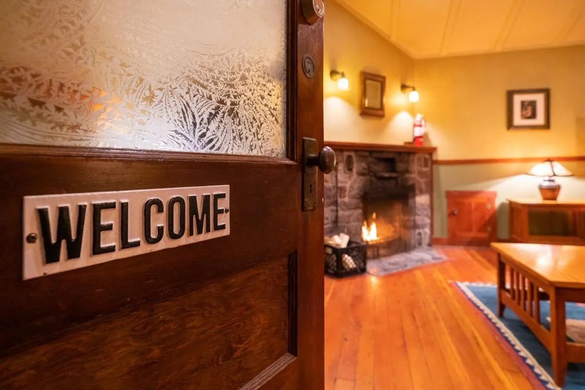 flat iron in Johnston Canyon Lodge & Bungalows