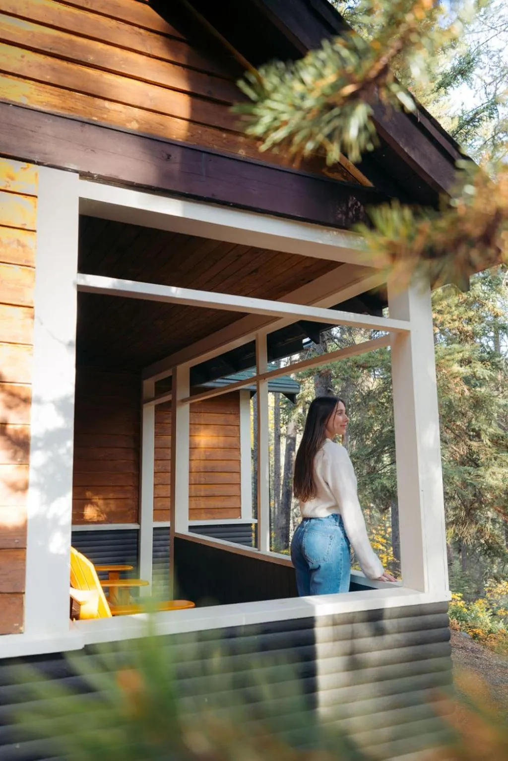 Balcony/Terrace in Johnston Canyon Lodge & Bungalows