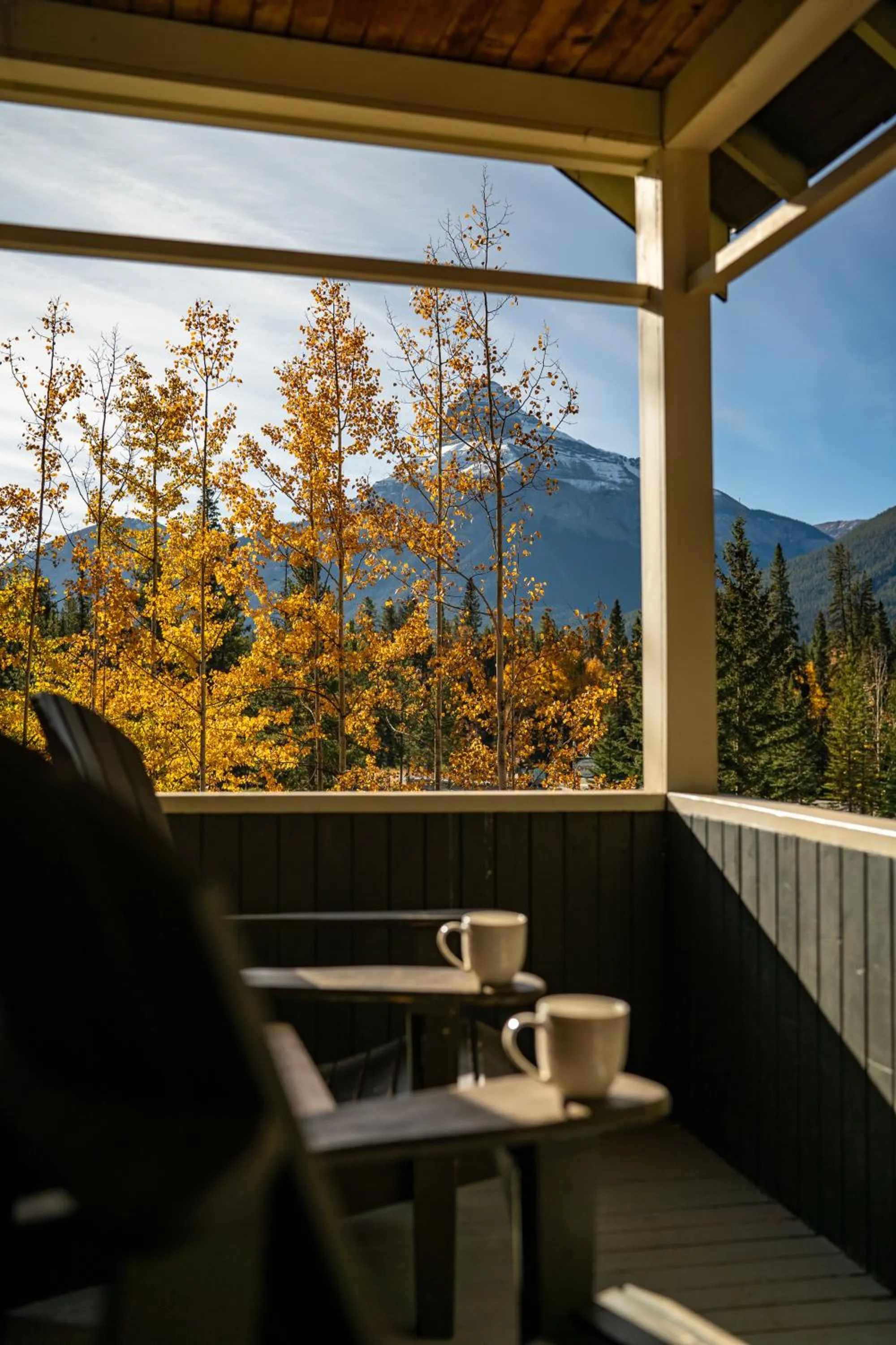 Coffee/tea facilities in Johnston Canyon Lodge & Bungalows