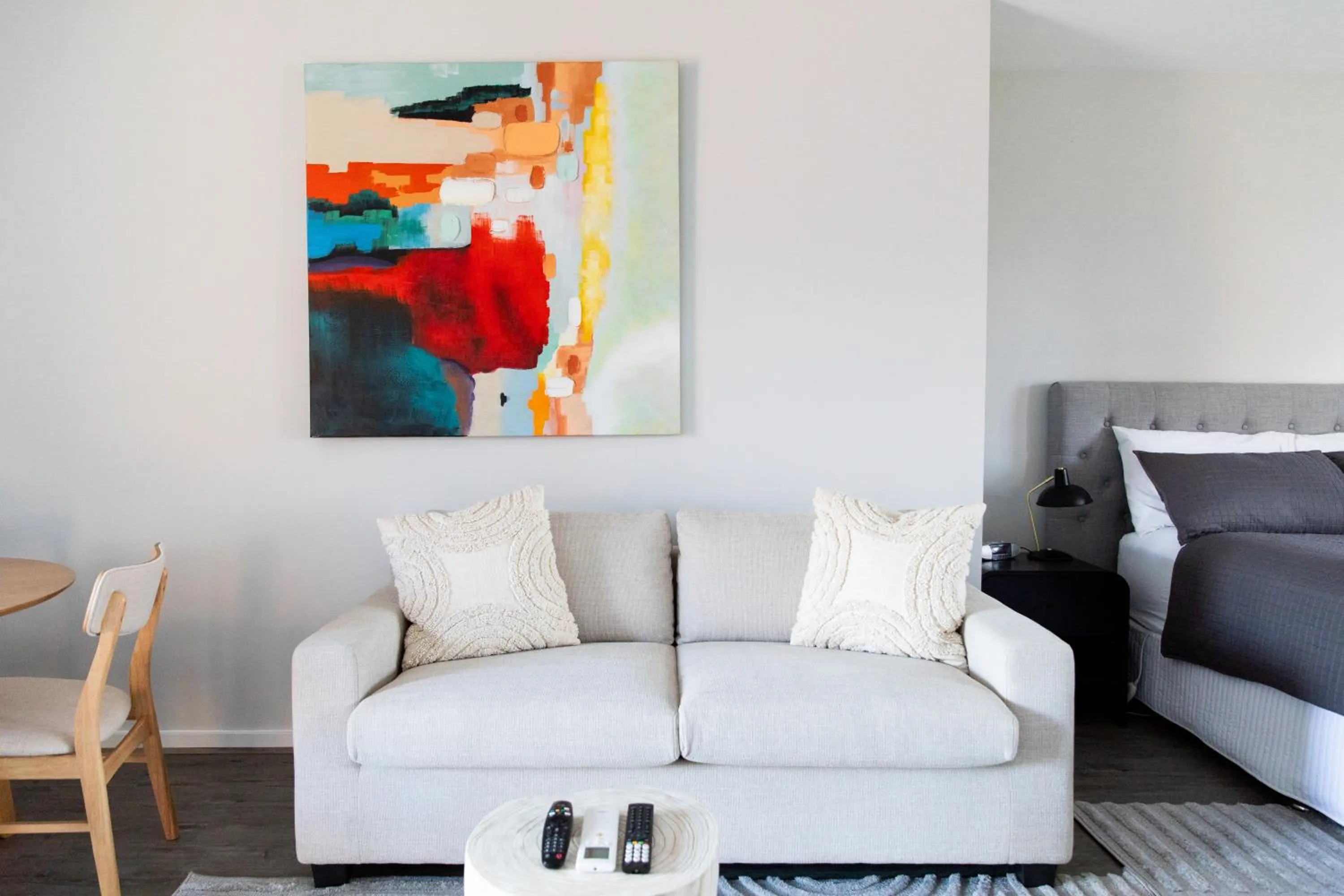 Seating area in Cathedral Motor Inn