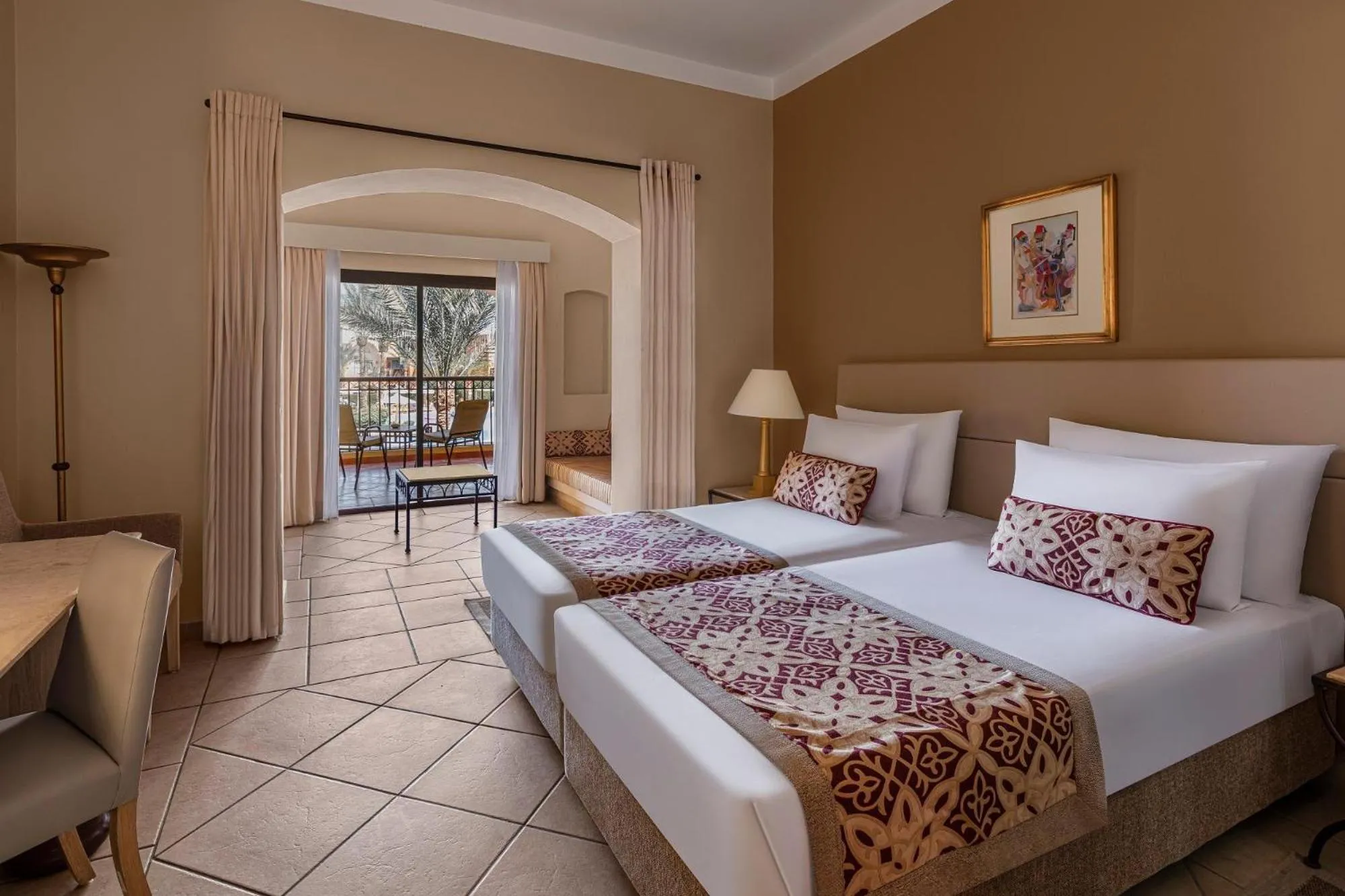 Photo of the whole room, Bed in JAZ Makadi Saraya Resort