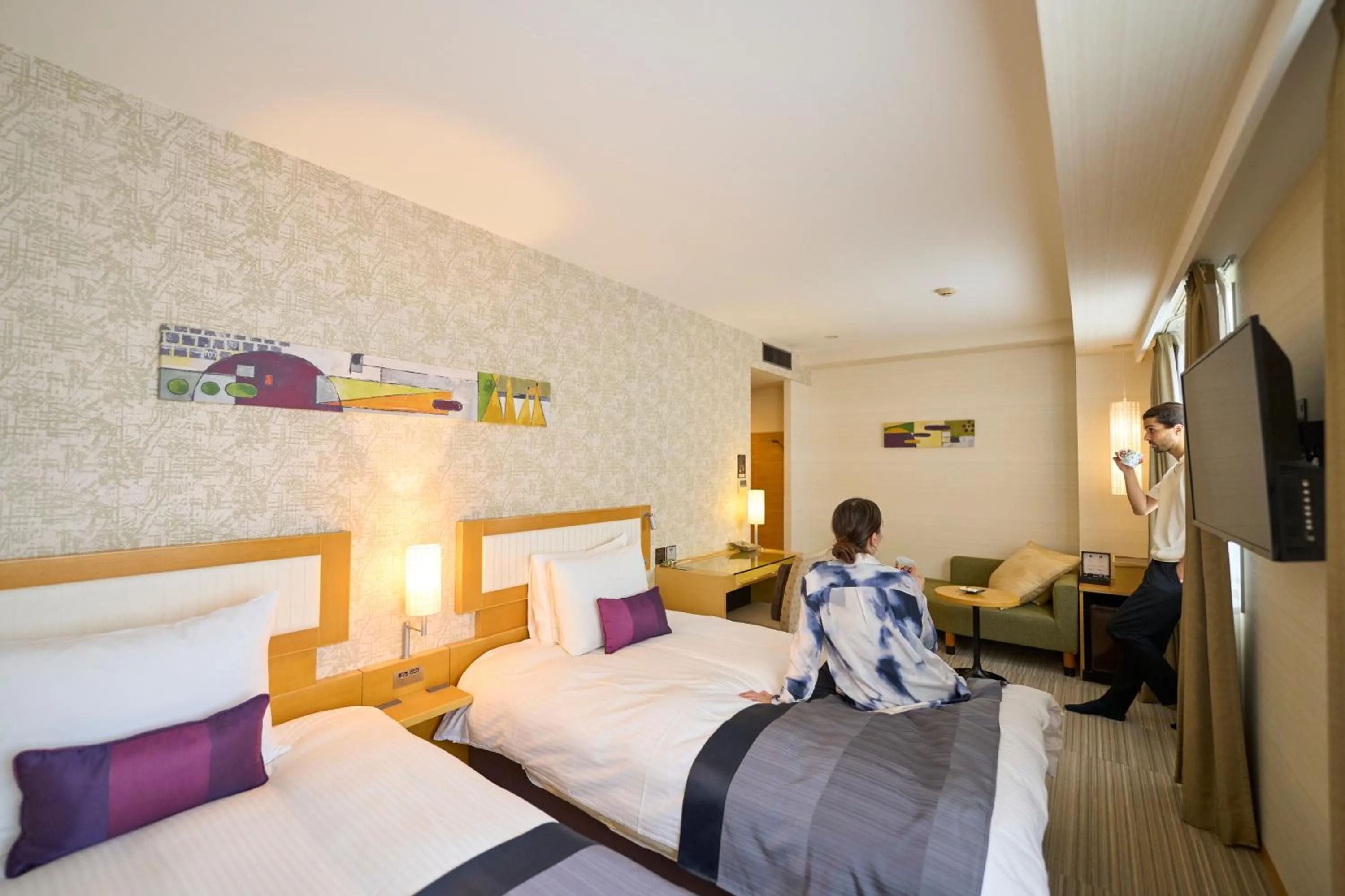 Photo of the whole room, Bed in Hotel Resol Trinity Kanazawa