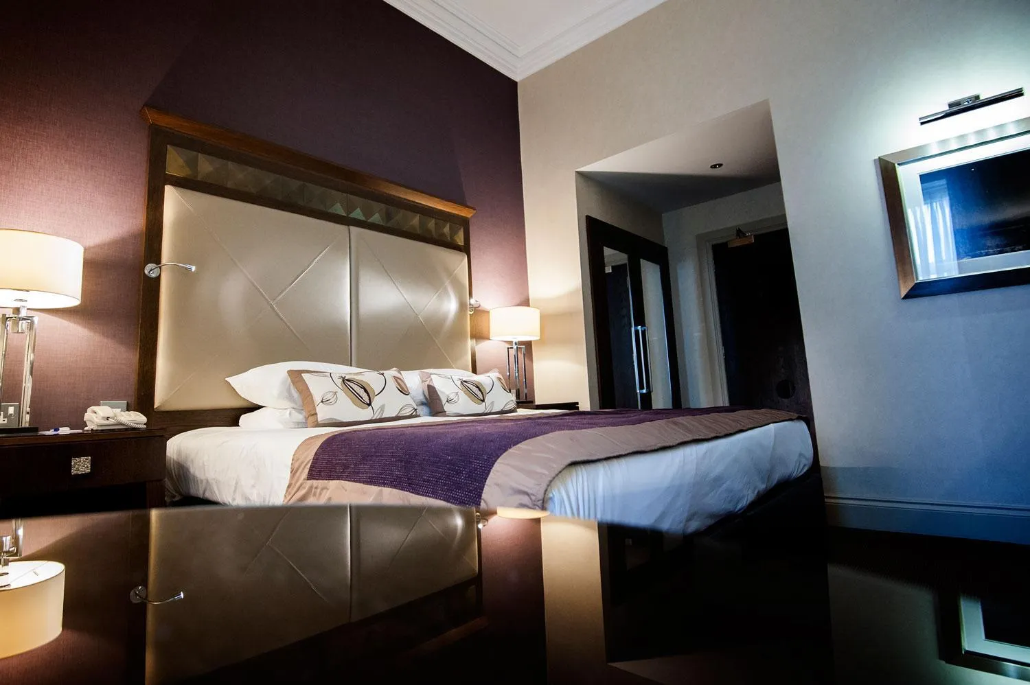 Bed in Seamill Hydro Hotel