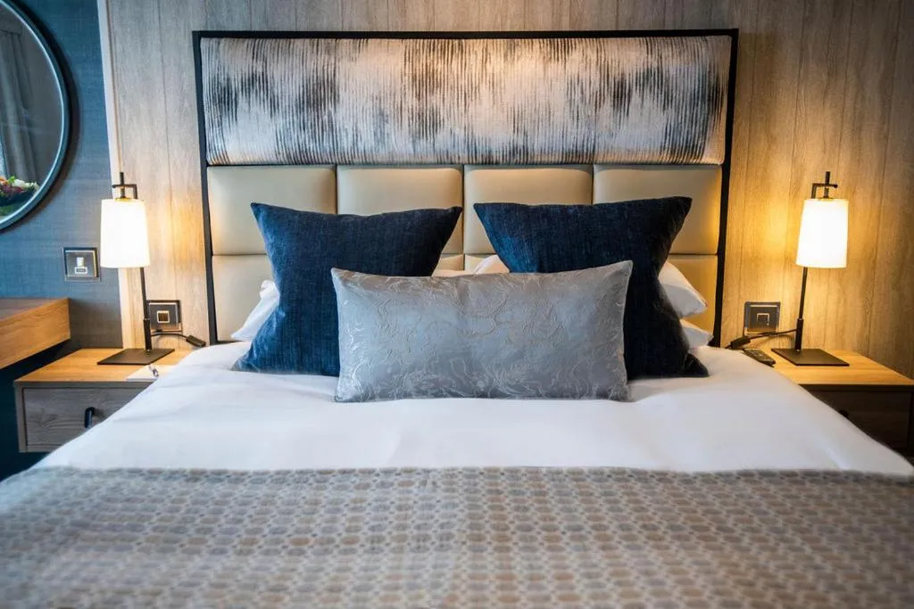 Bed in Seamill Hydro Hotel