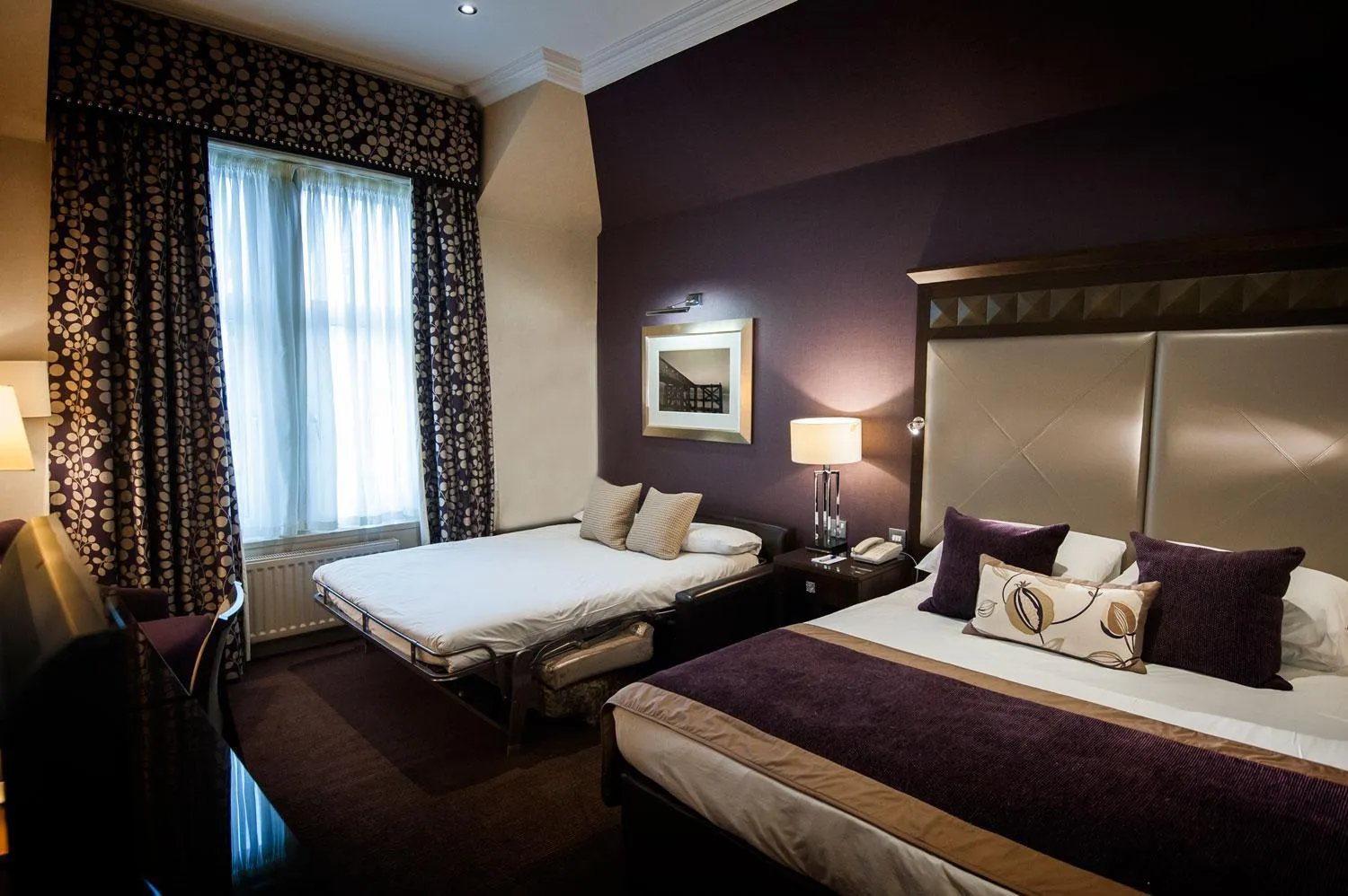 Bed in Seamill Hydro Hotel