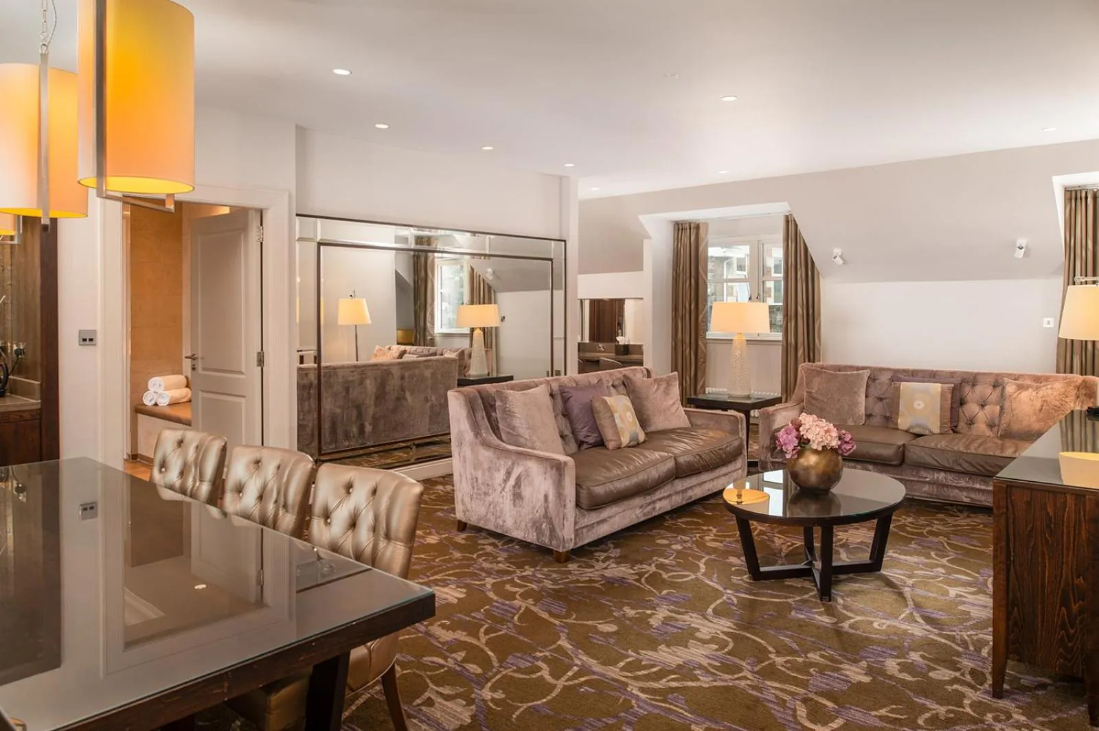 Dining area in Seamill Hydro Hotel