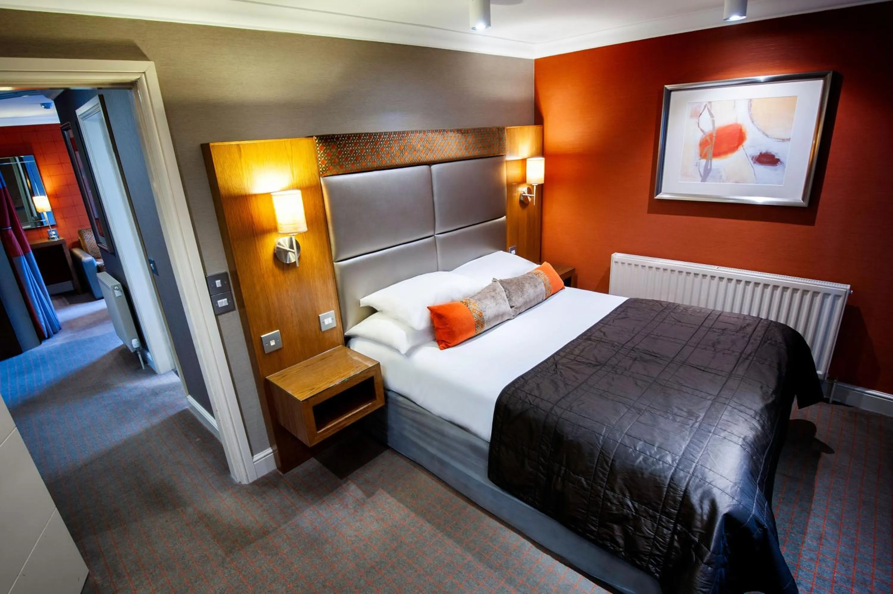 Bed in Seamill Hydro Hotel