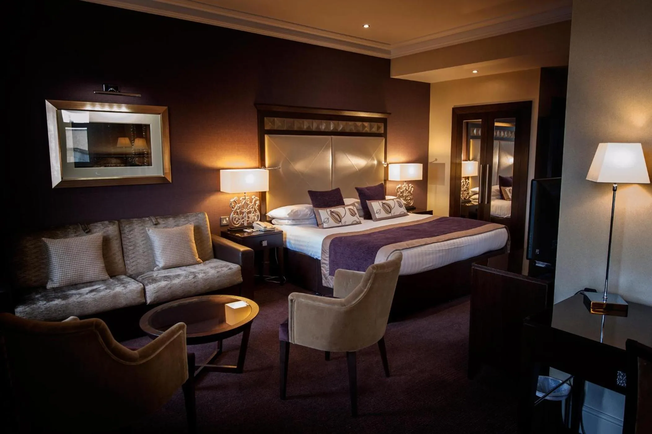 Bed in Seamill Hydro Hotel