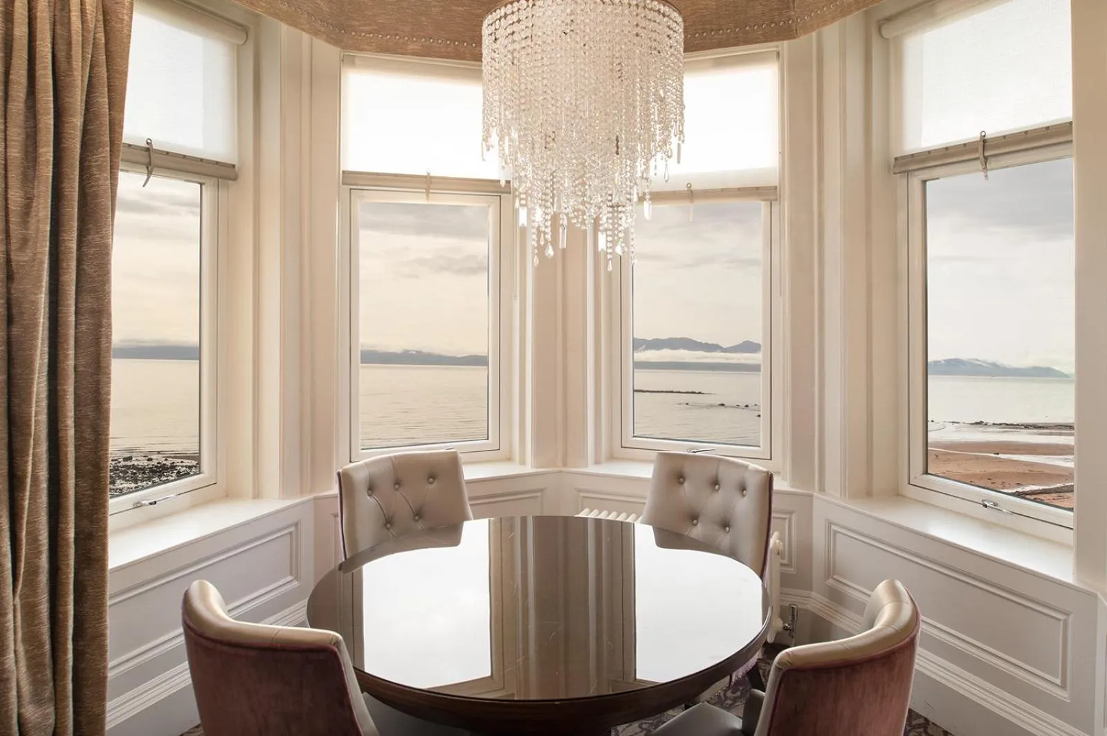 Dining area in Seamill Hydro Hotel