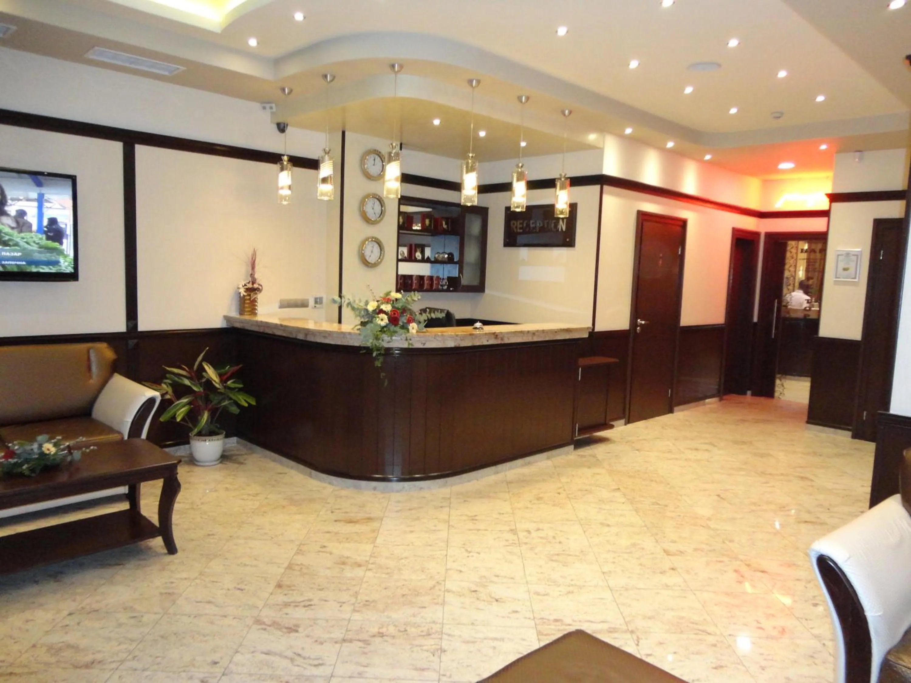 Lobby or reception in Favorit Hotel