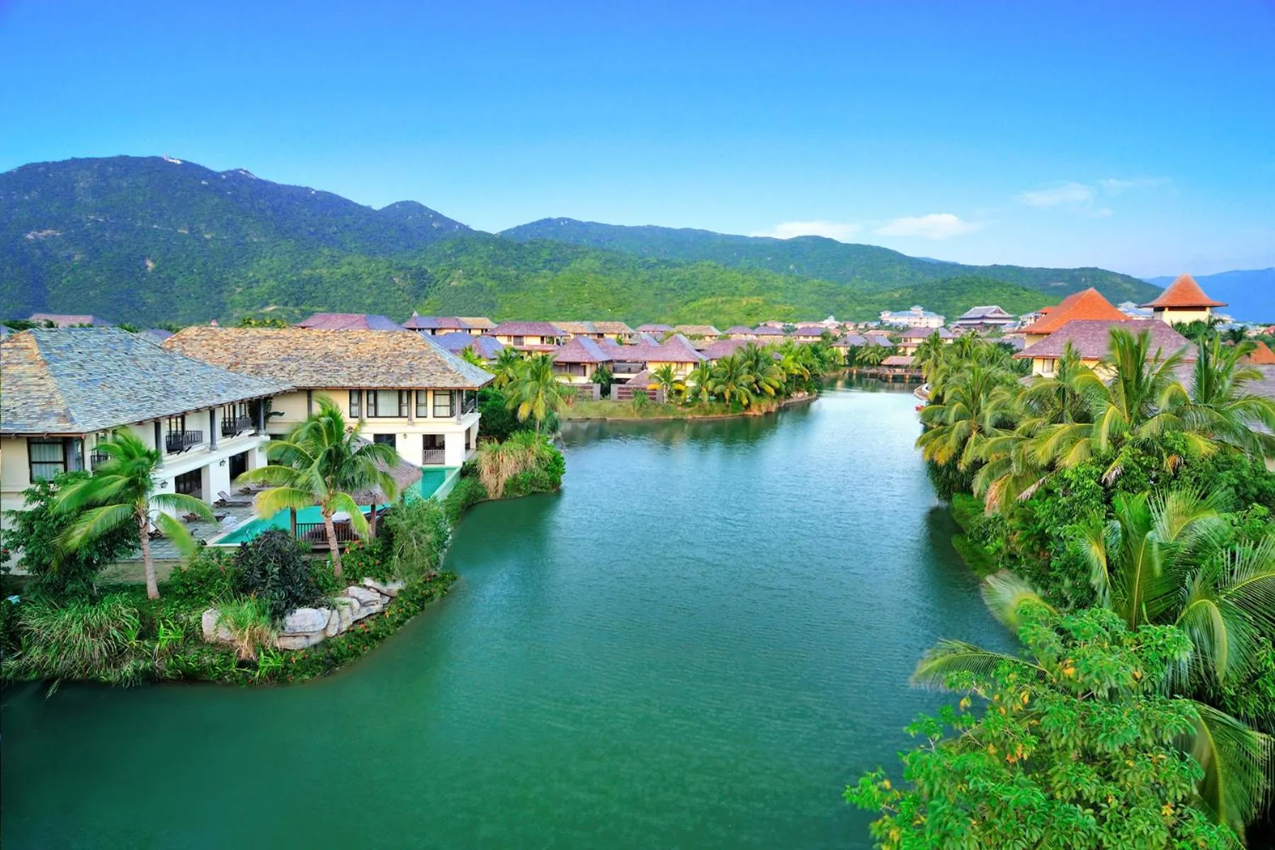 Bird's eye view in Sanya Yalong Bay Villas & Spa