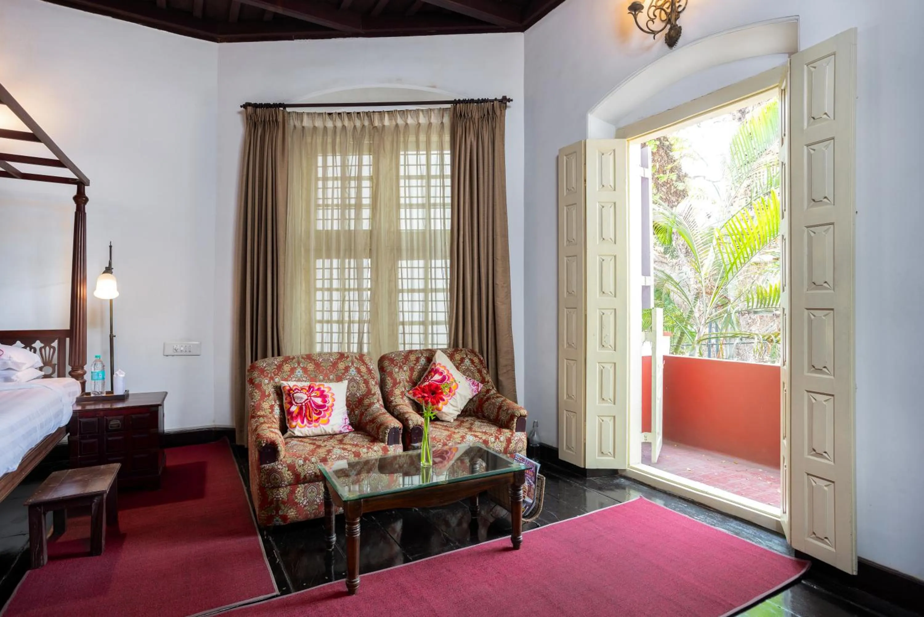 Seating area, Bed in Koder House Heritage Hotel & Spa