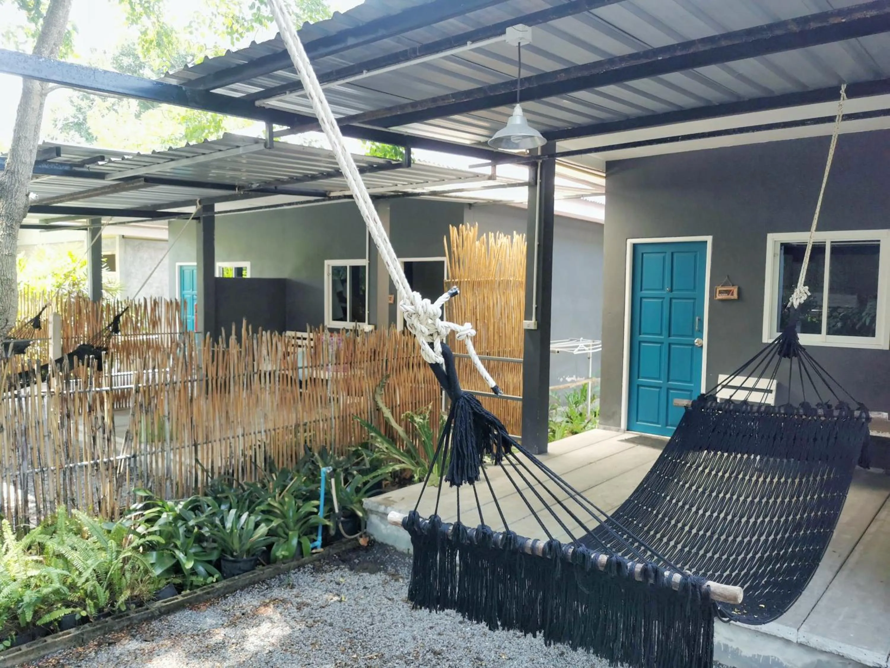 Patio in Glur Hostel