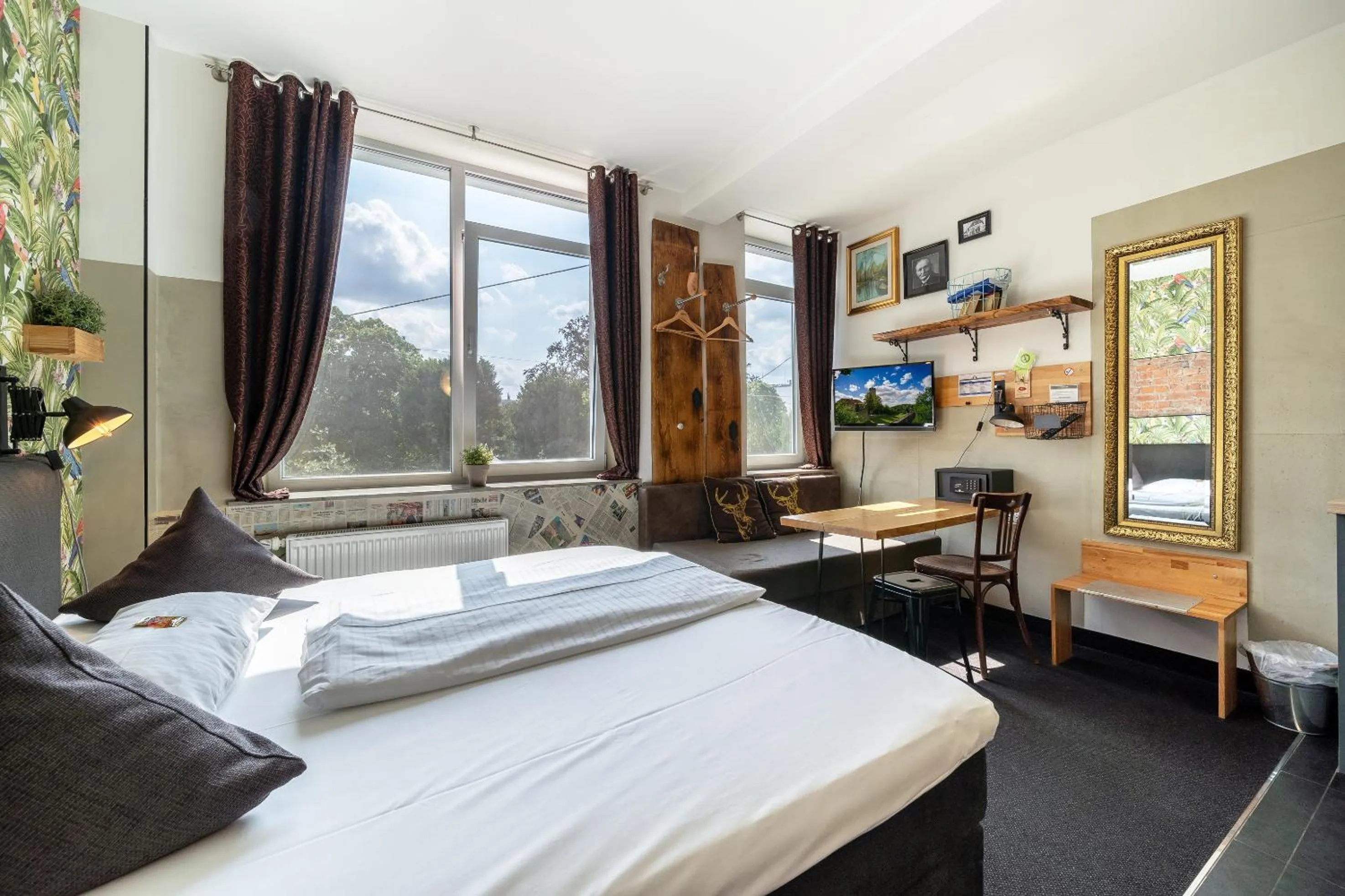 Bed in Aappartel City Center - kontaktloser Check-in 24h