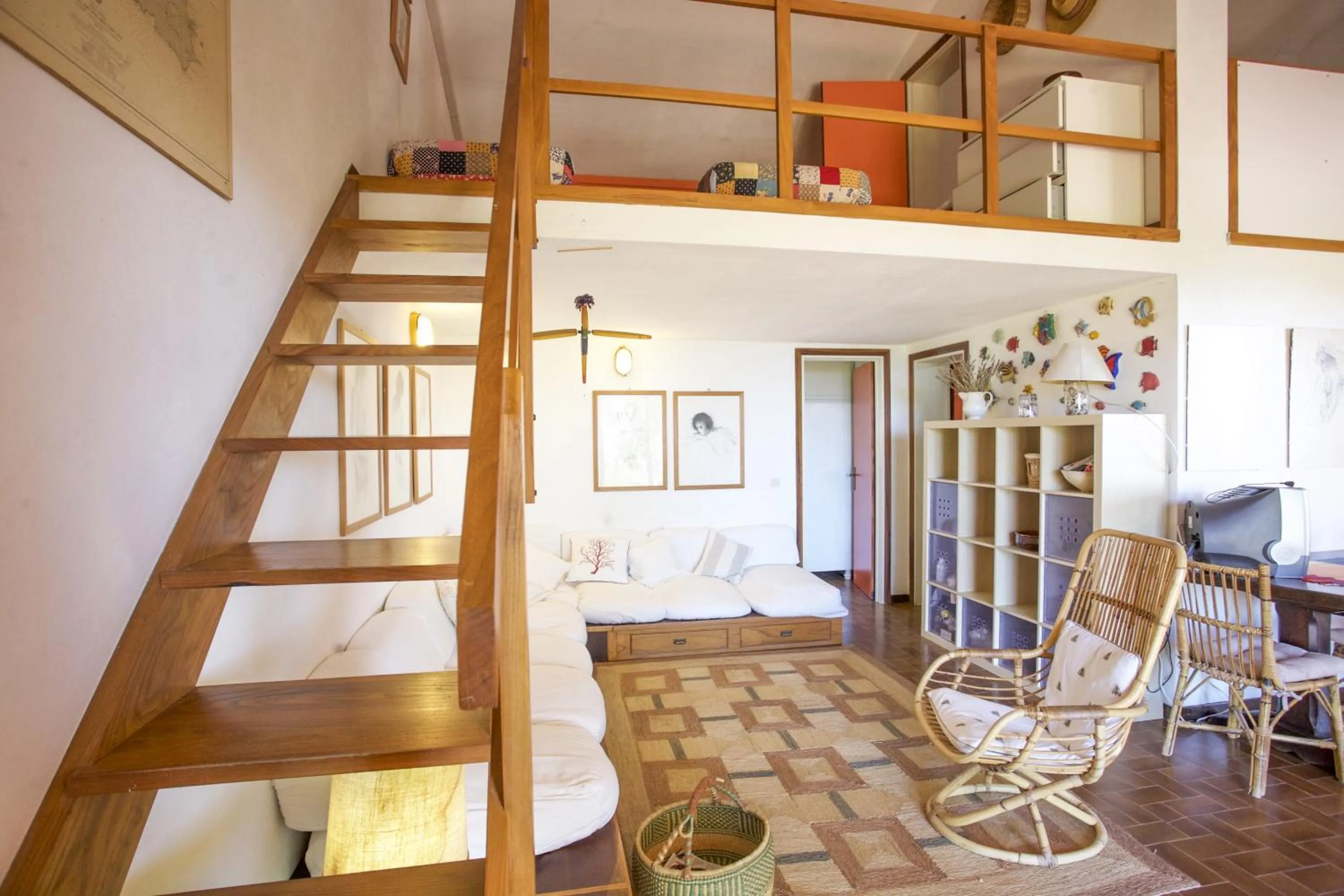 Living room in Villino Lacona