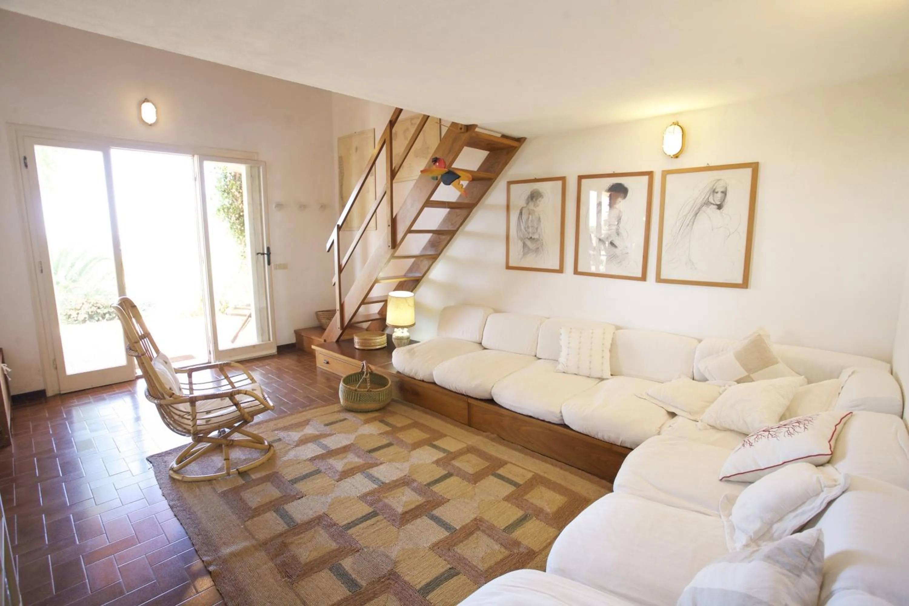 Living room in Villino Lacona