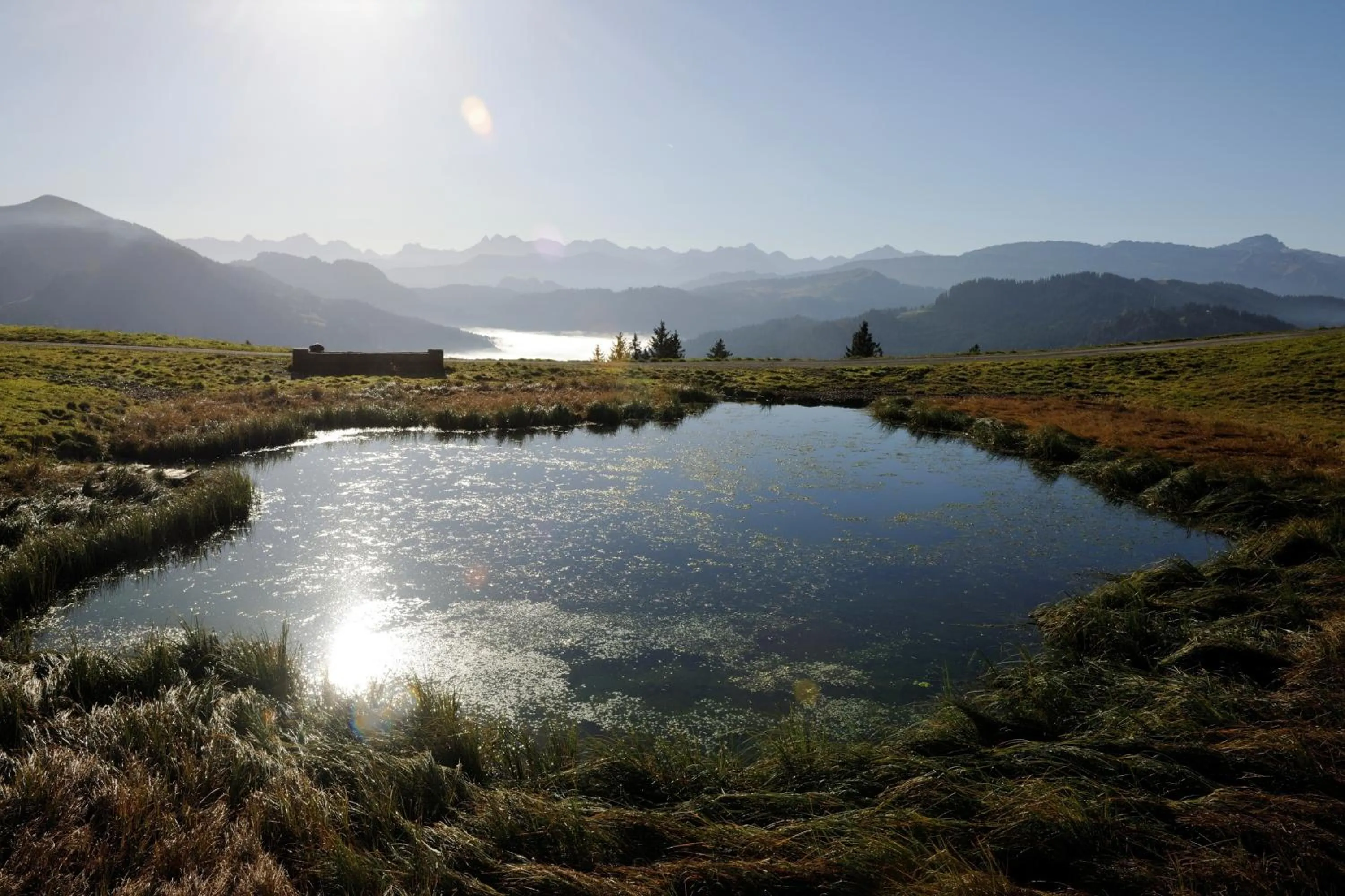 Natural landscape in HUBERTUS Mountain Refugio Allgäu