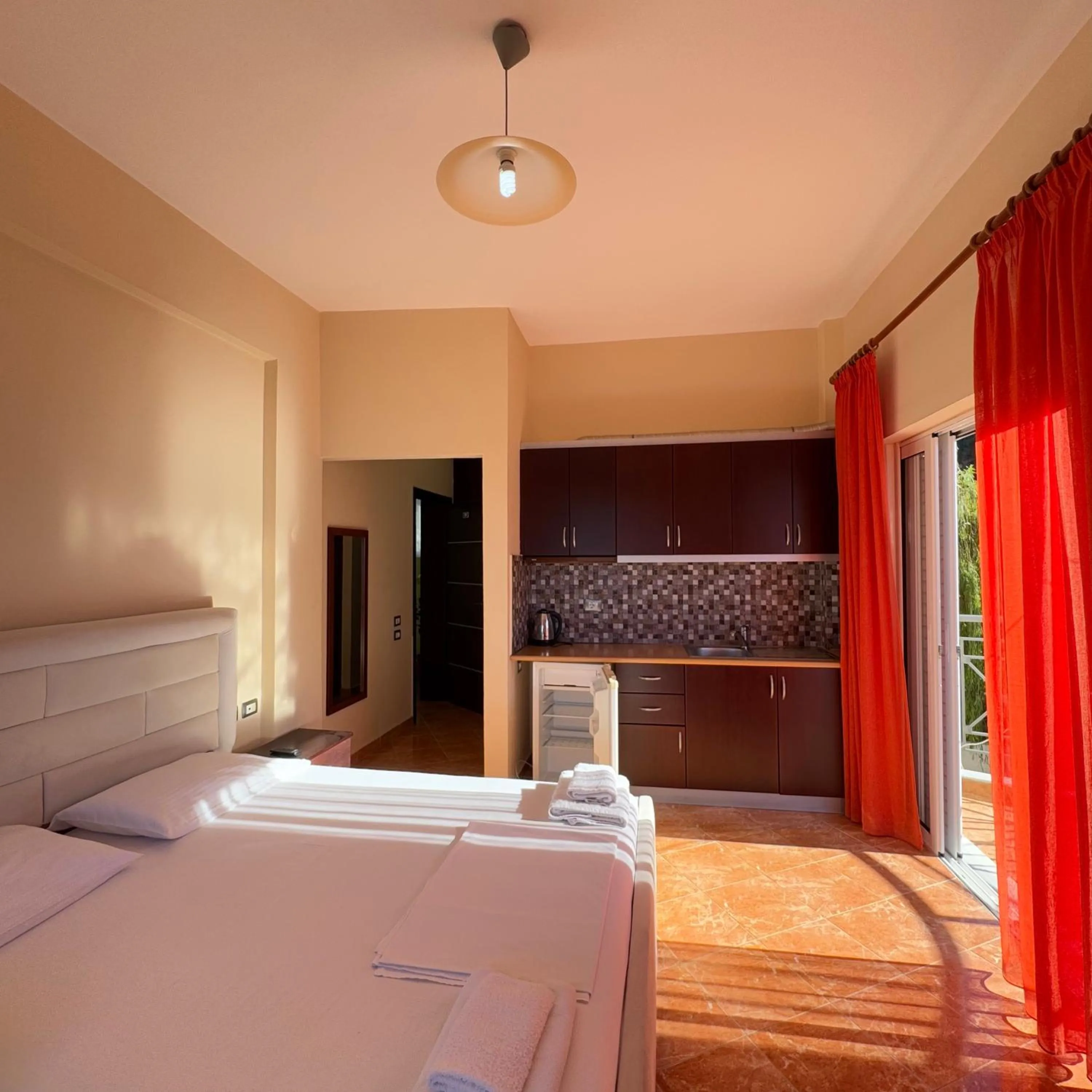 Bed in Unico ApartHotel