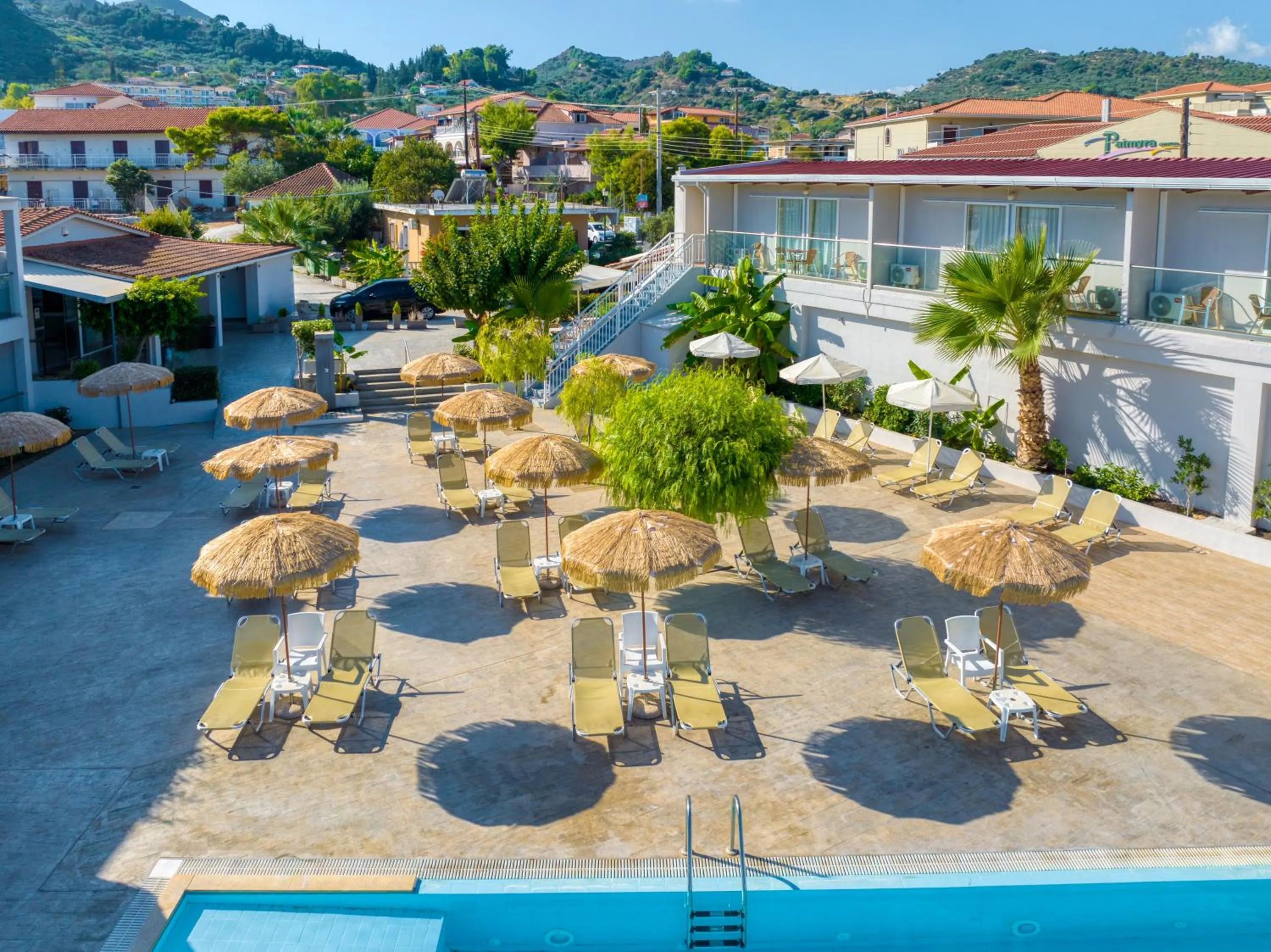 Swimming pool in Hotel Papillon