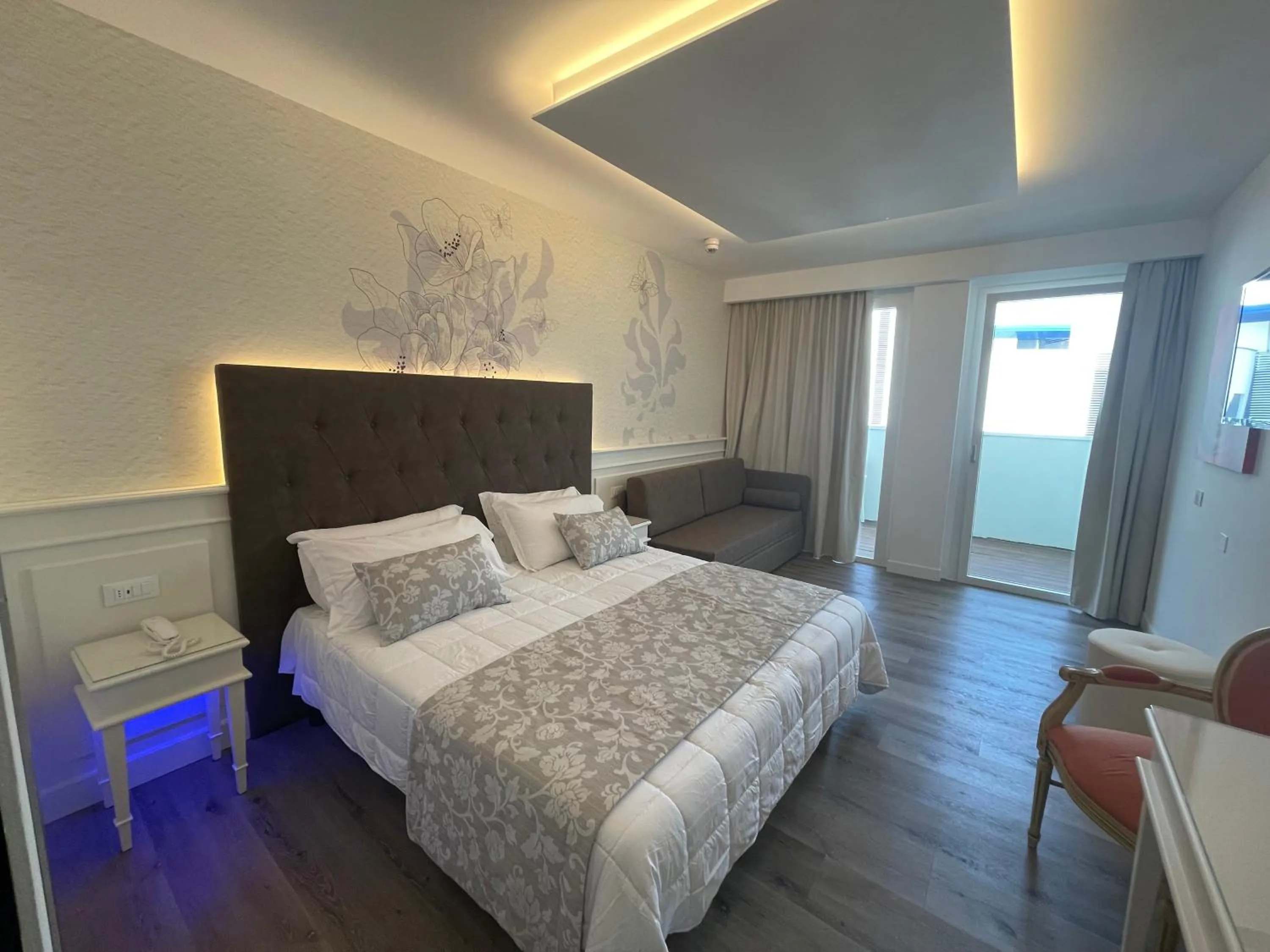 Bed in Park Hotel Cellini