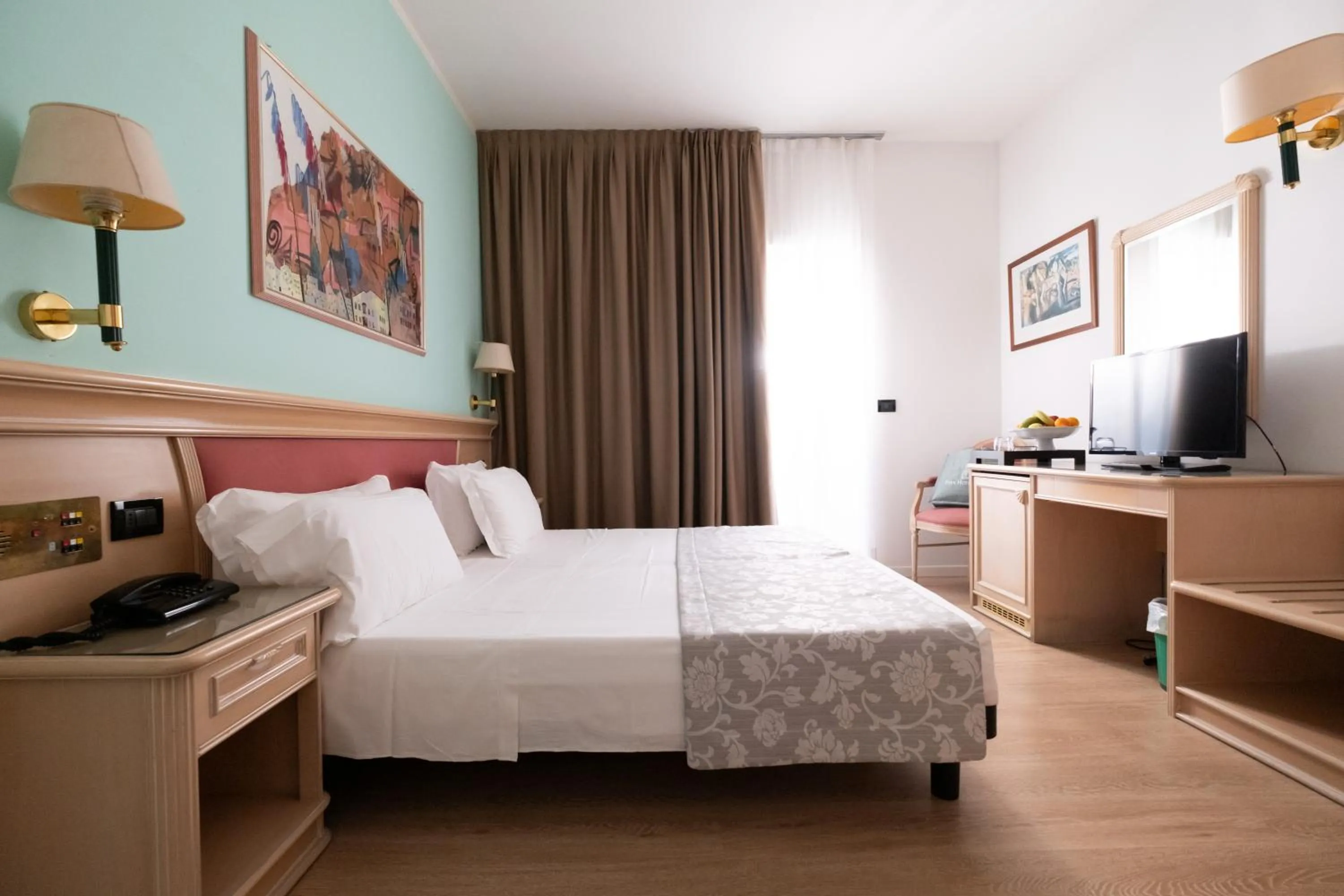 Bed in Park Hotel Cellini