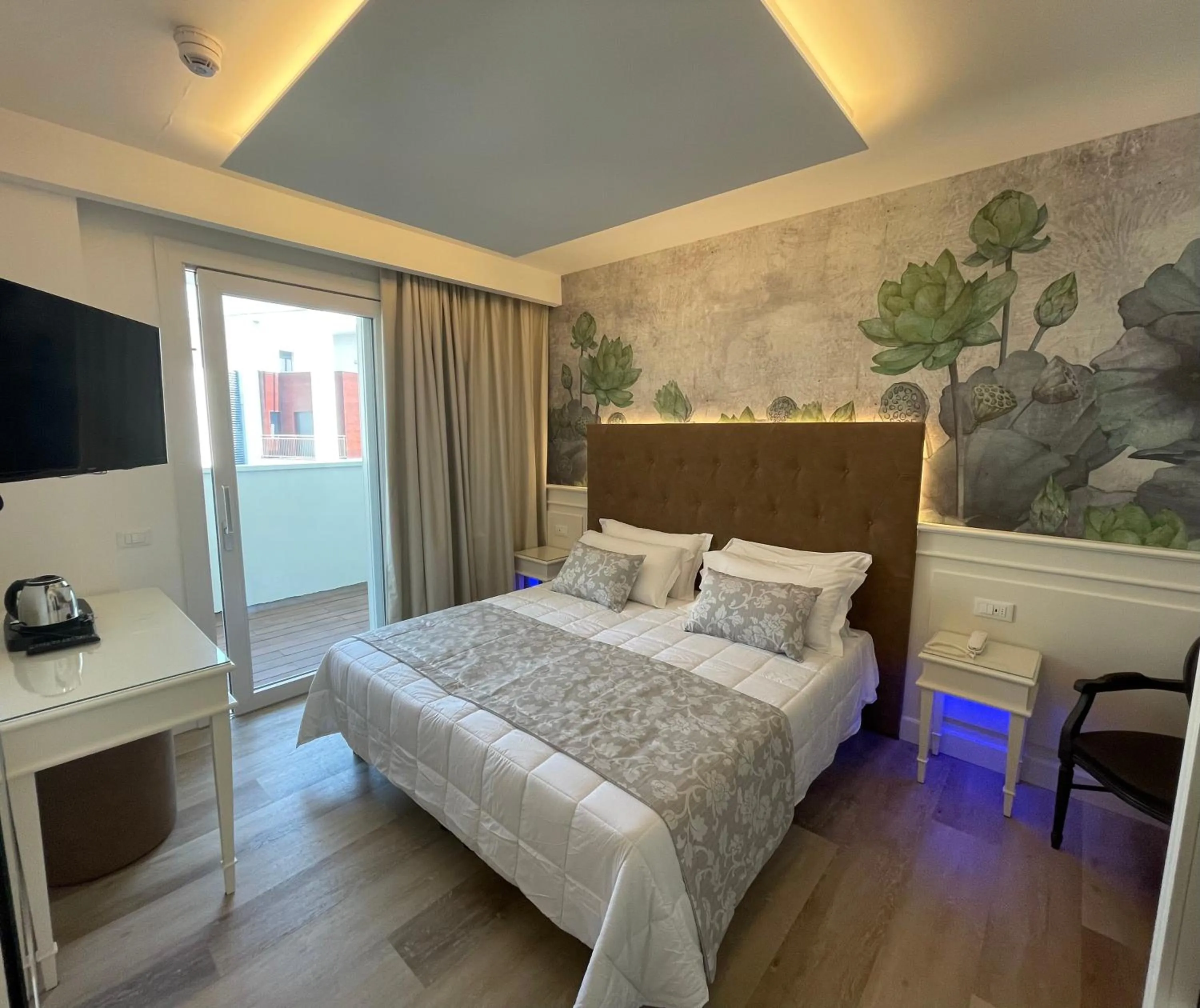 Bed in Park Hotel Cellini