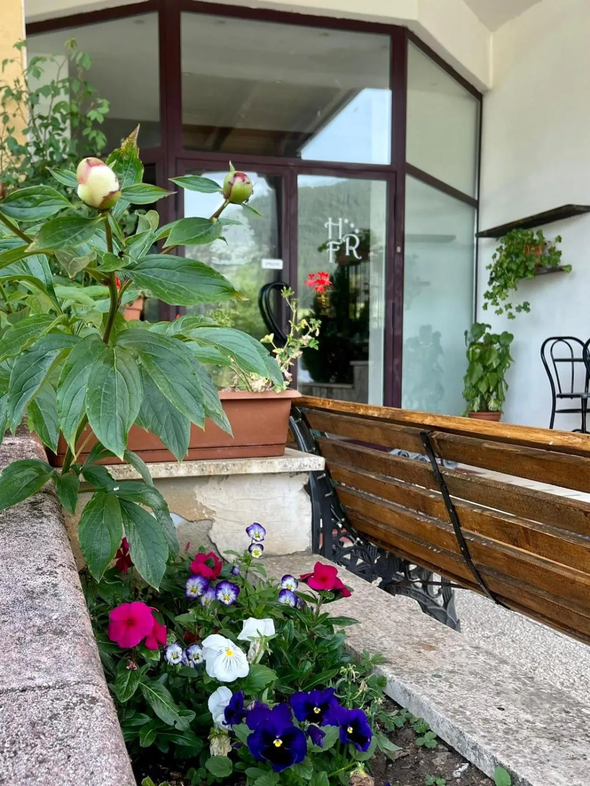 Property building in Hotel Faggio Rosso