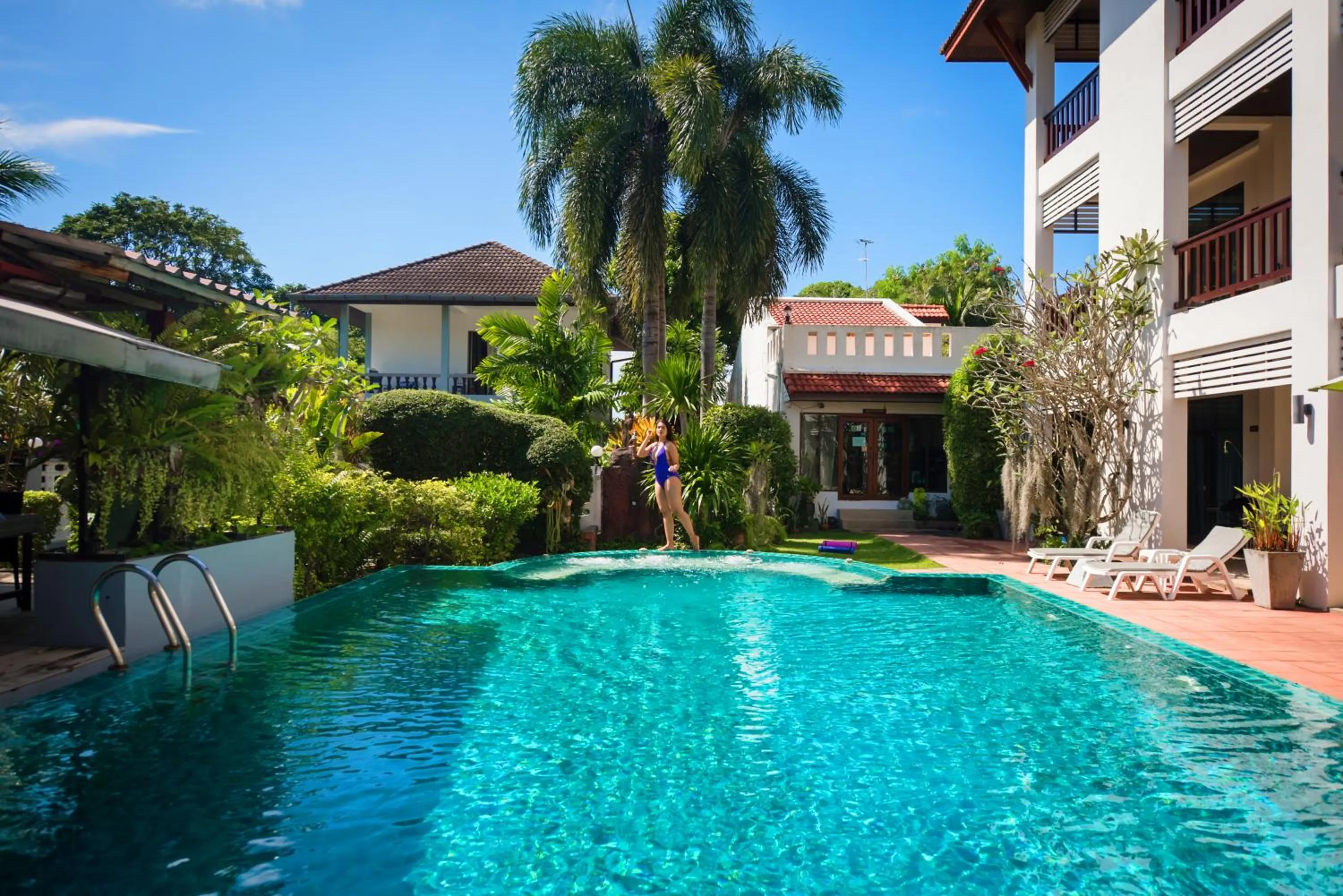 Swimming pool in Phuket Monaburi Boutique Hotel