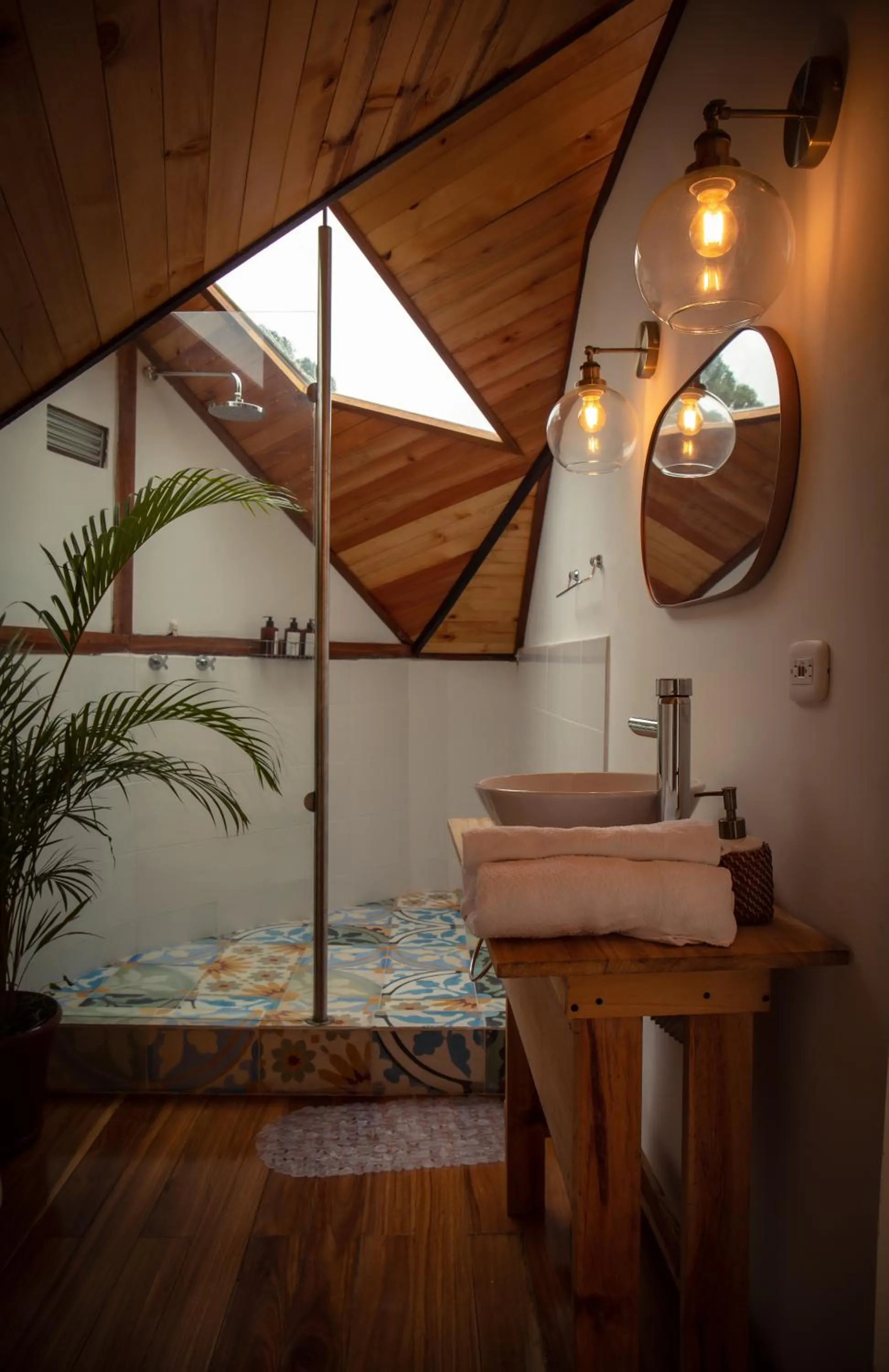 Bathroom in Glamping Lumbre