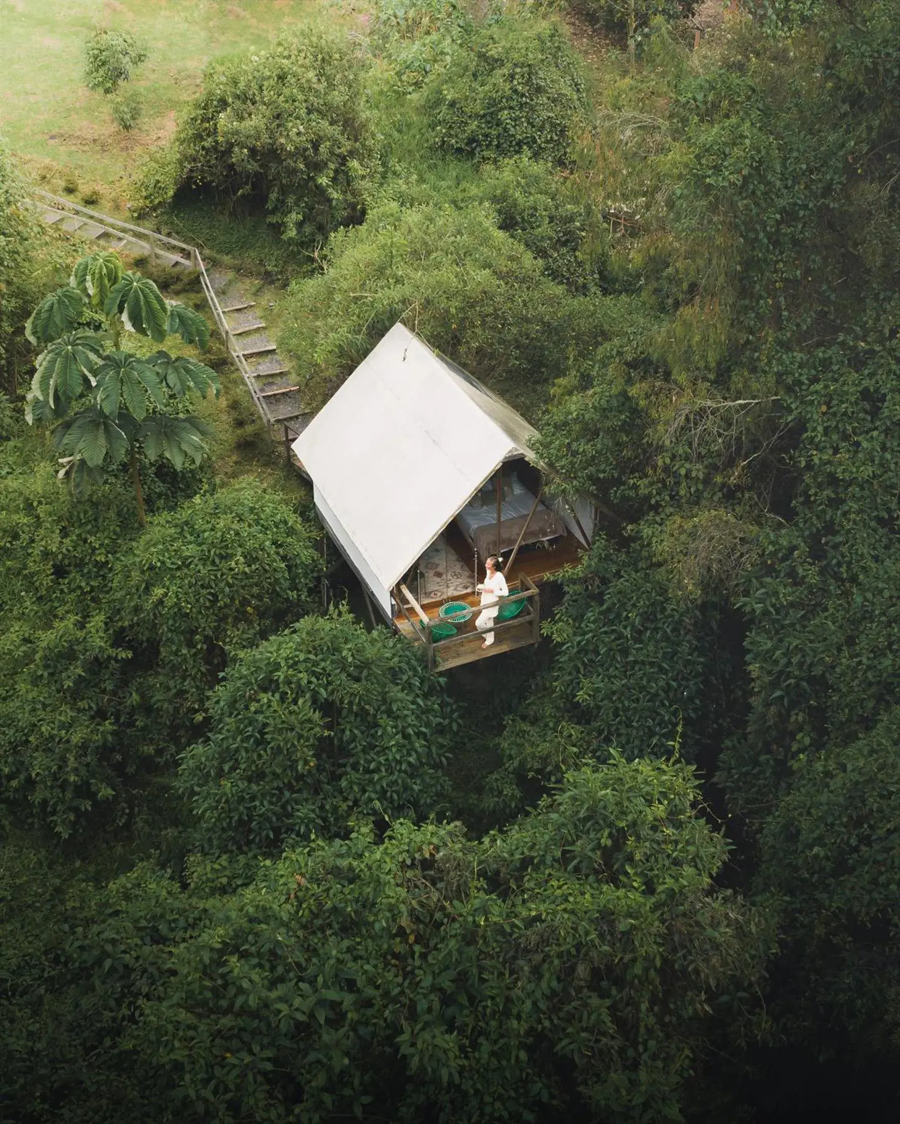 Deluxe Double Room with Balcony in Glamping Lumbre Deluxe Double Room with Balcony in Glamping Lumbre