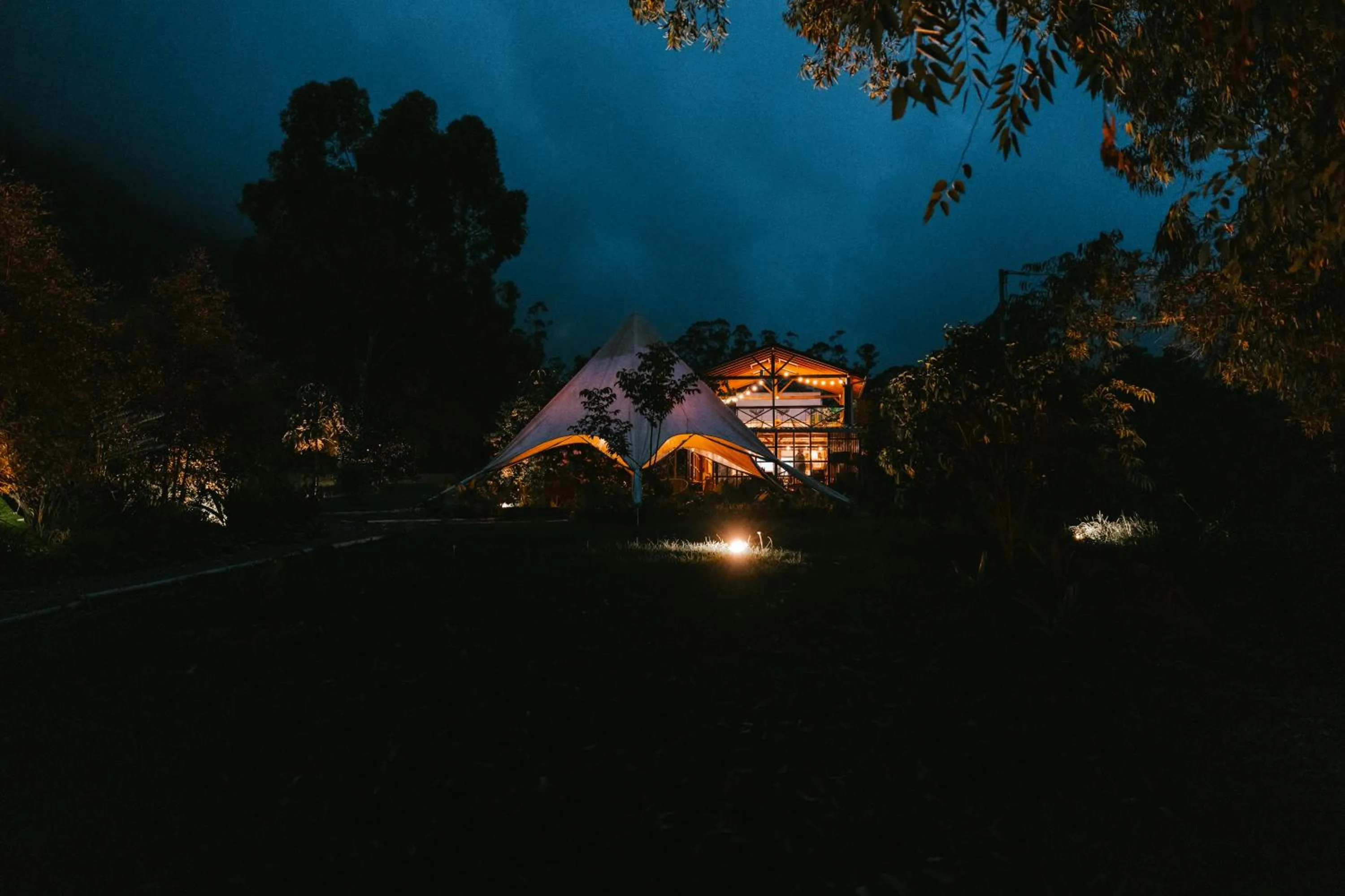 Garden view in Glamping Lumbre