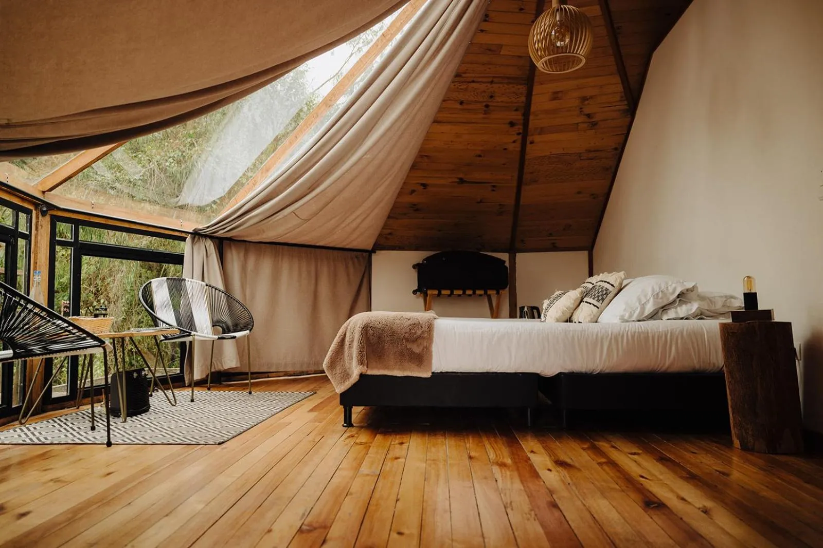 Bedroom, Bed in Glamping Lumbre