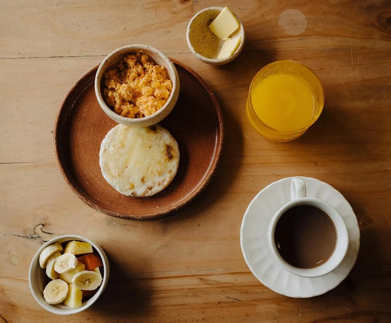 Breakfast in Glamping Lumbre