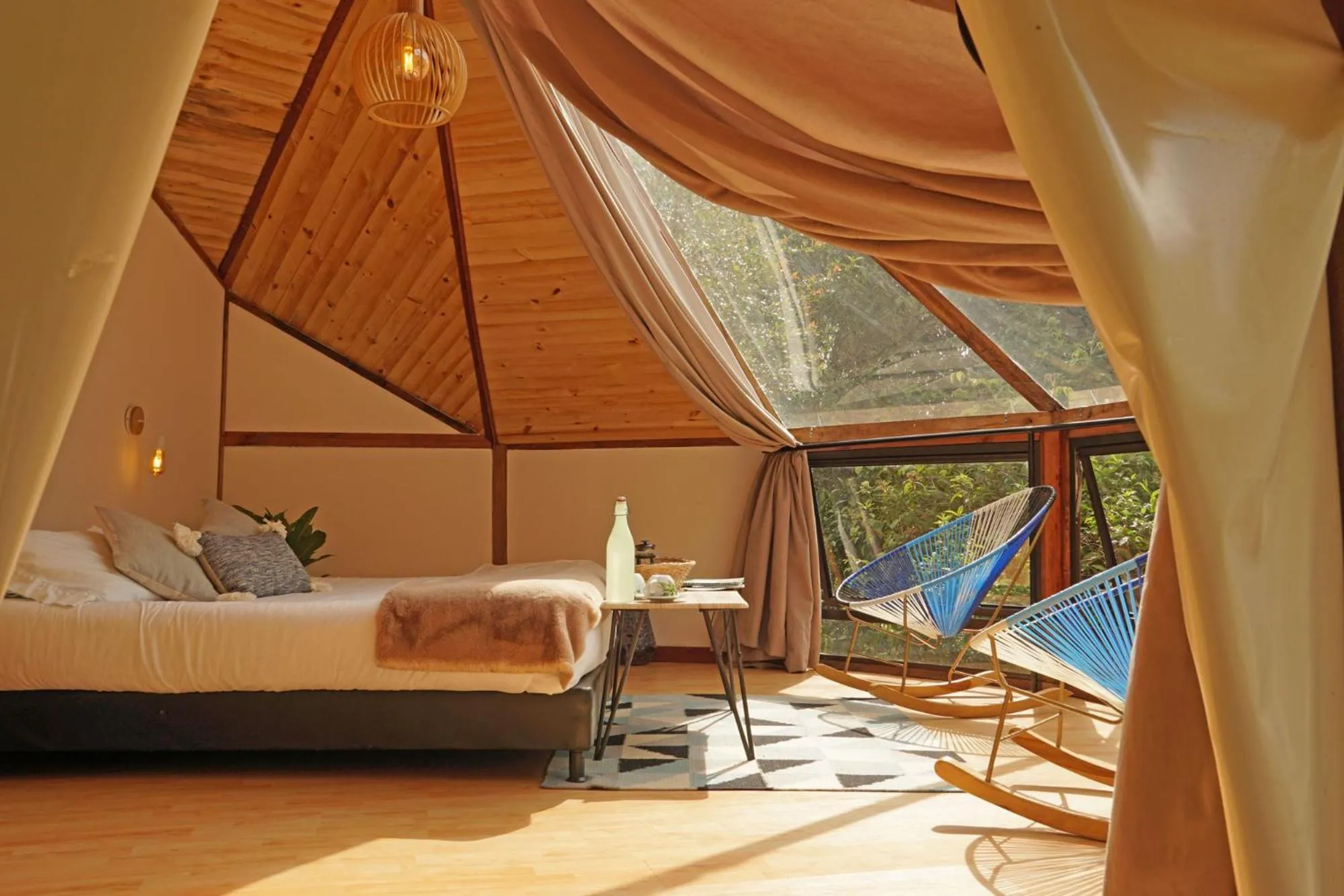Bed in Glamping Lumbre