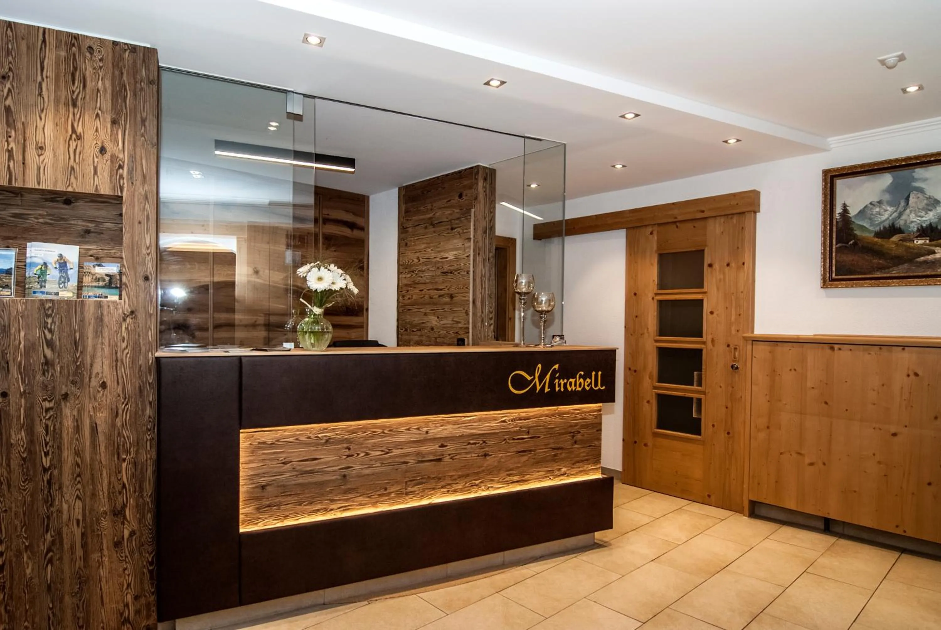 Lobby or reception in Hotel Garni Mirabell