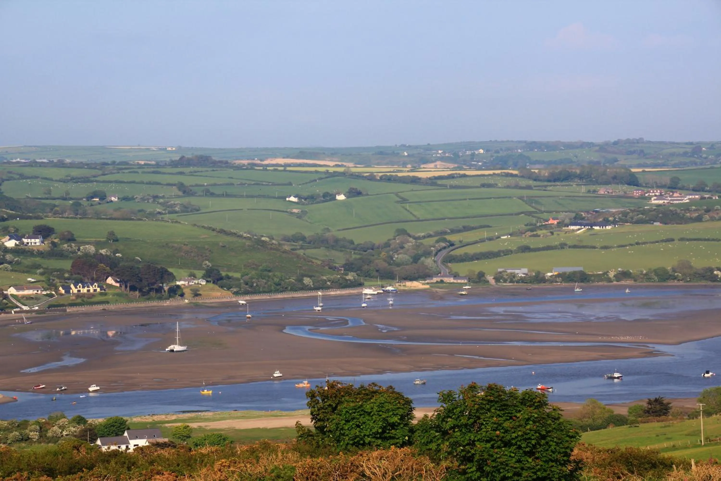 Natural landscape in Cardigan Bay Holiday Park