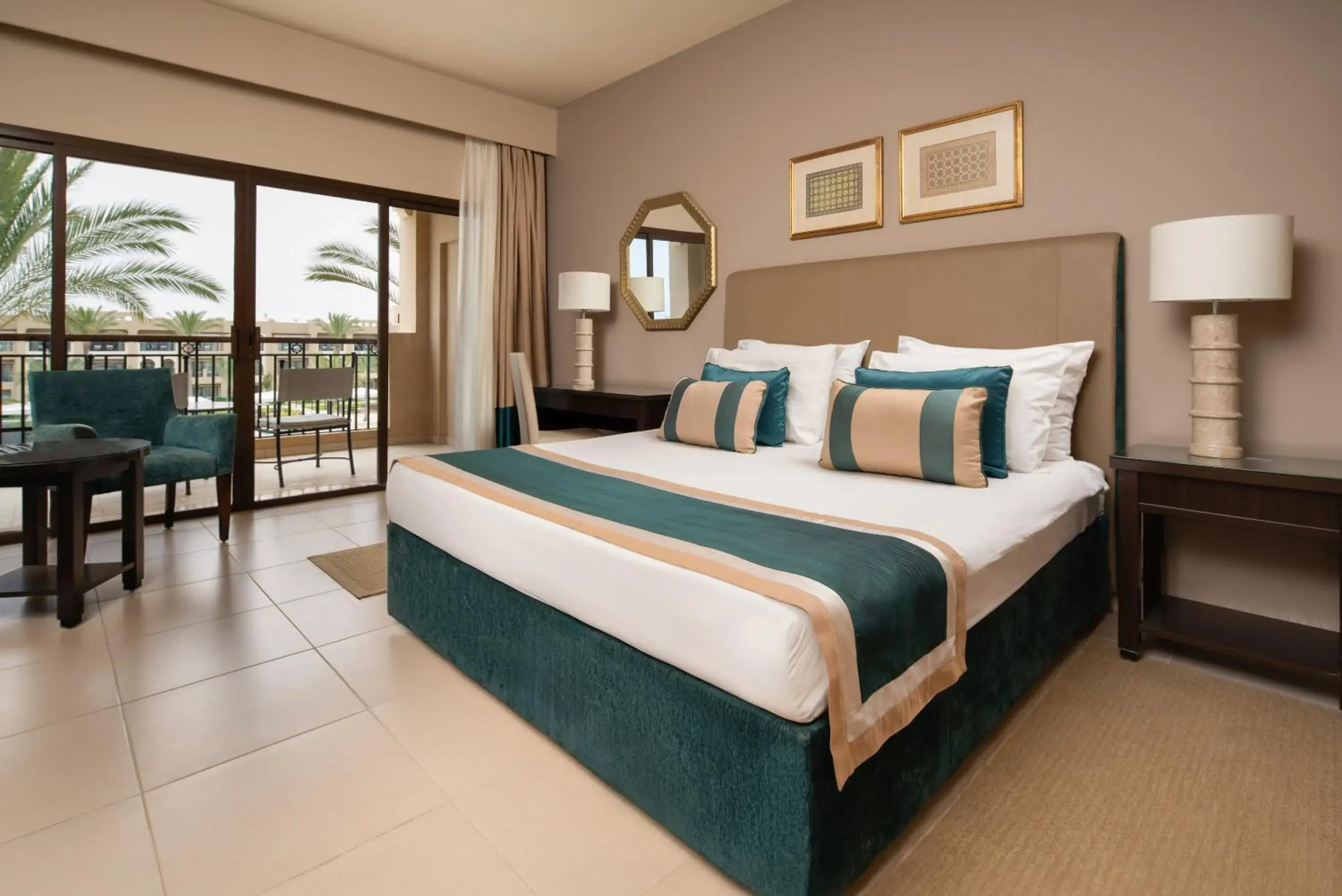 Family, Queen Bed, Garden or Pool View in JAZ Oriental, Almaza Bay Family, Queen Bed, Garden or Pool View in JAZ Oriental, Almaza Bay