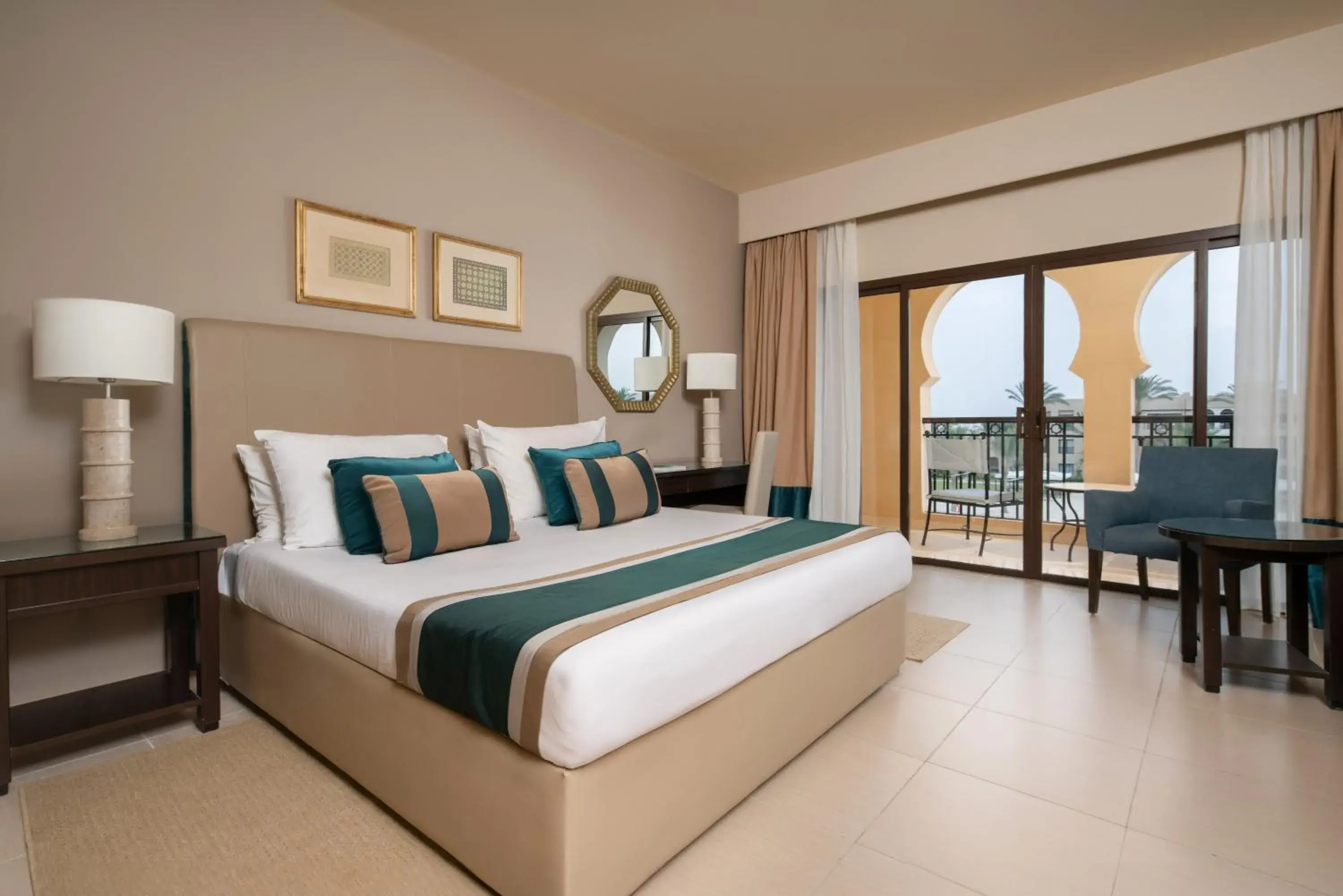 Family, Queen Bed, Partial Sea View in JAZ Oriental, Almaza Bay Family, Queen Bed, Partial Sea View in JAZ Oriental, Almaza Bay