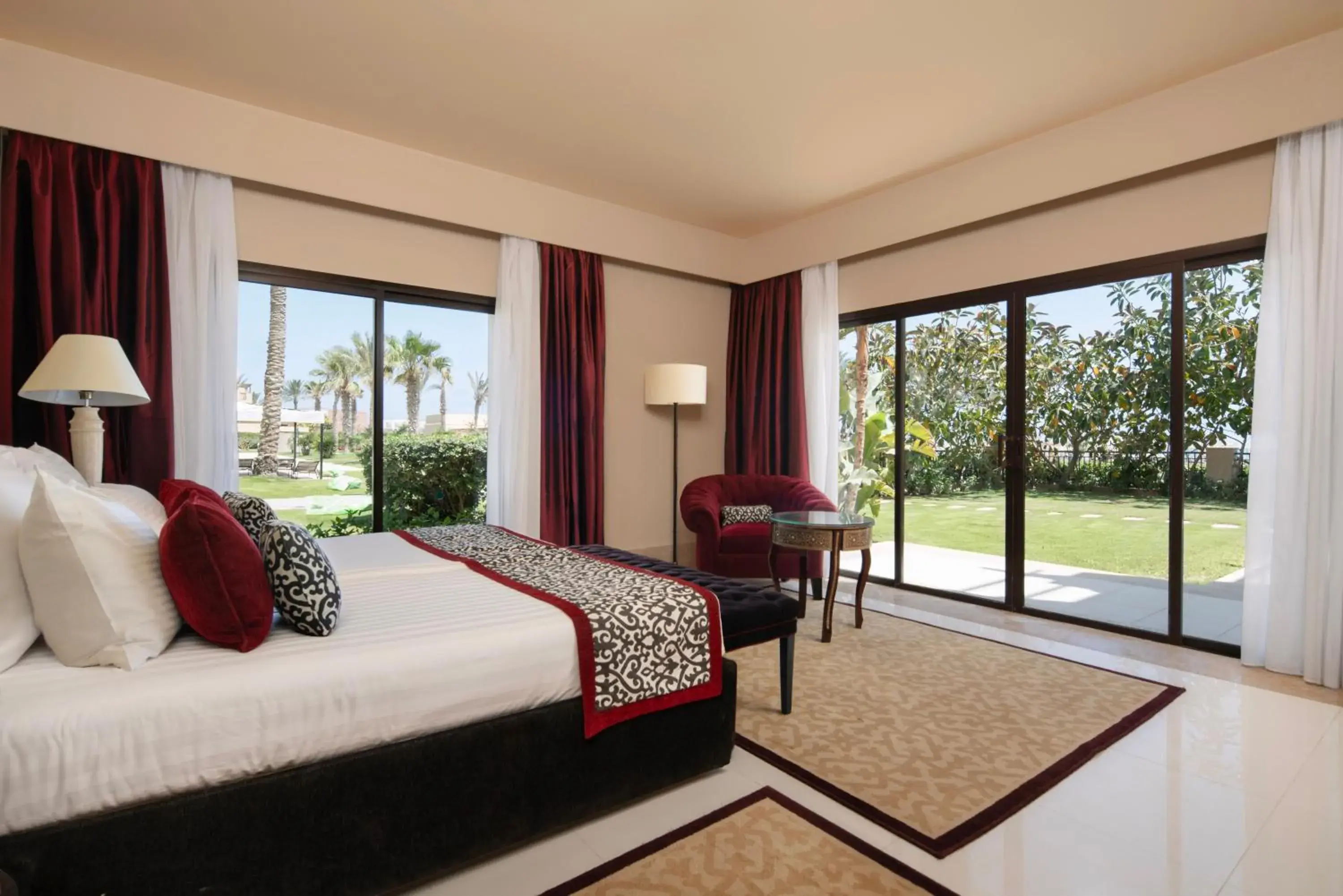Executive Suite, Queen Bed, Sea View in JAZ Oriental, Almaza Bay Executive Suite, Queen Bed, Sea View in JAZ Oriental, Almaza Bay