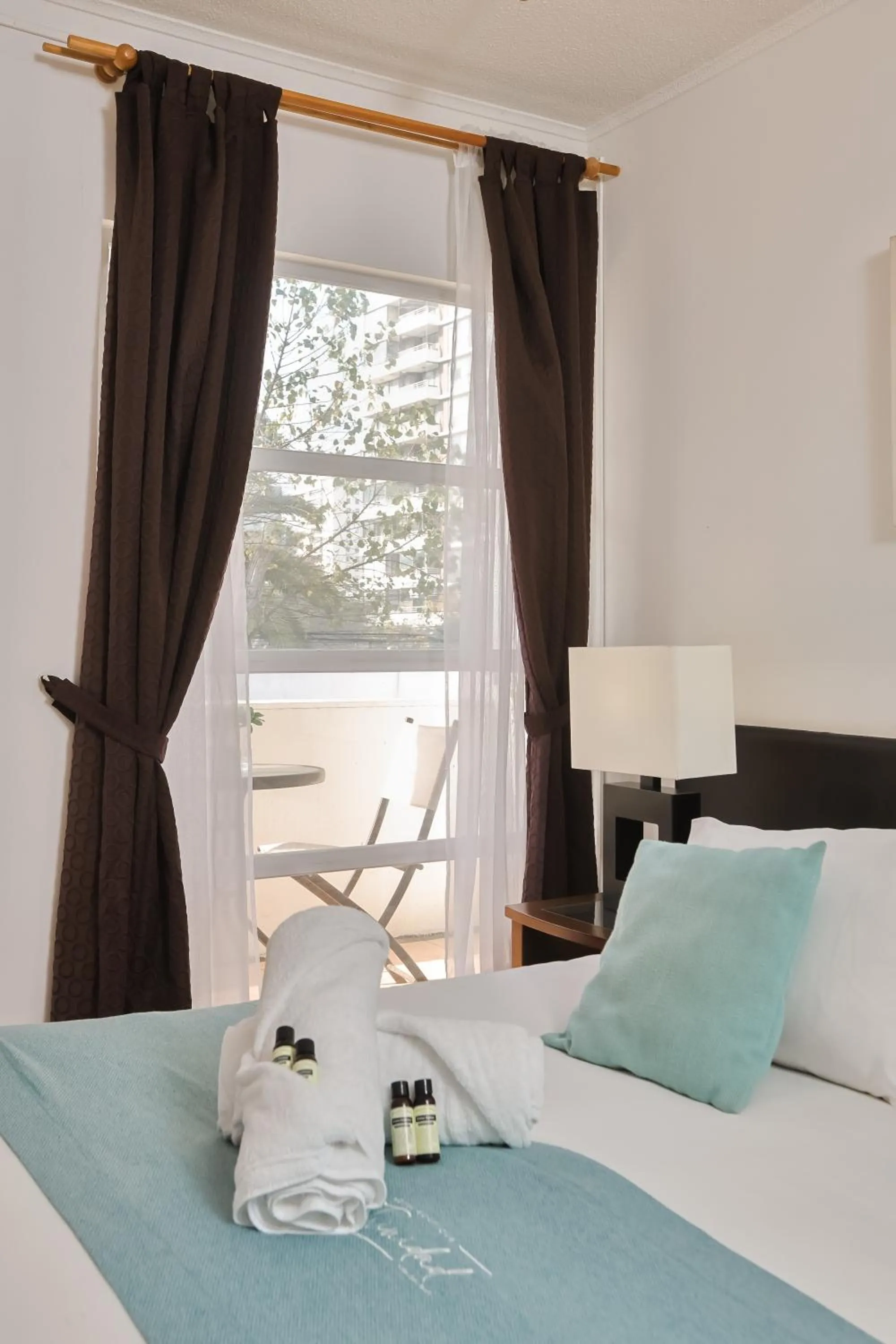 View (from property/room), Bed in Hotel Boutique Trinidad