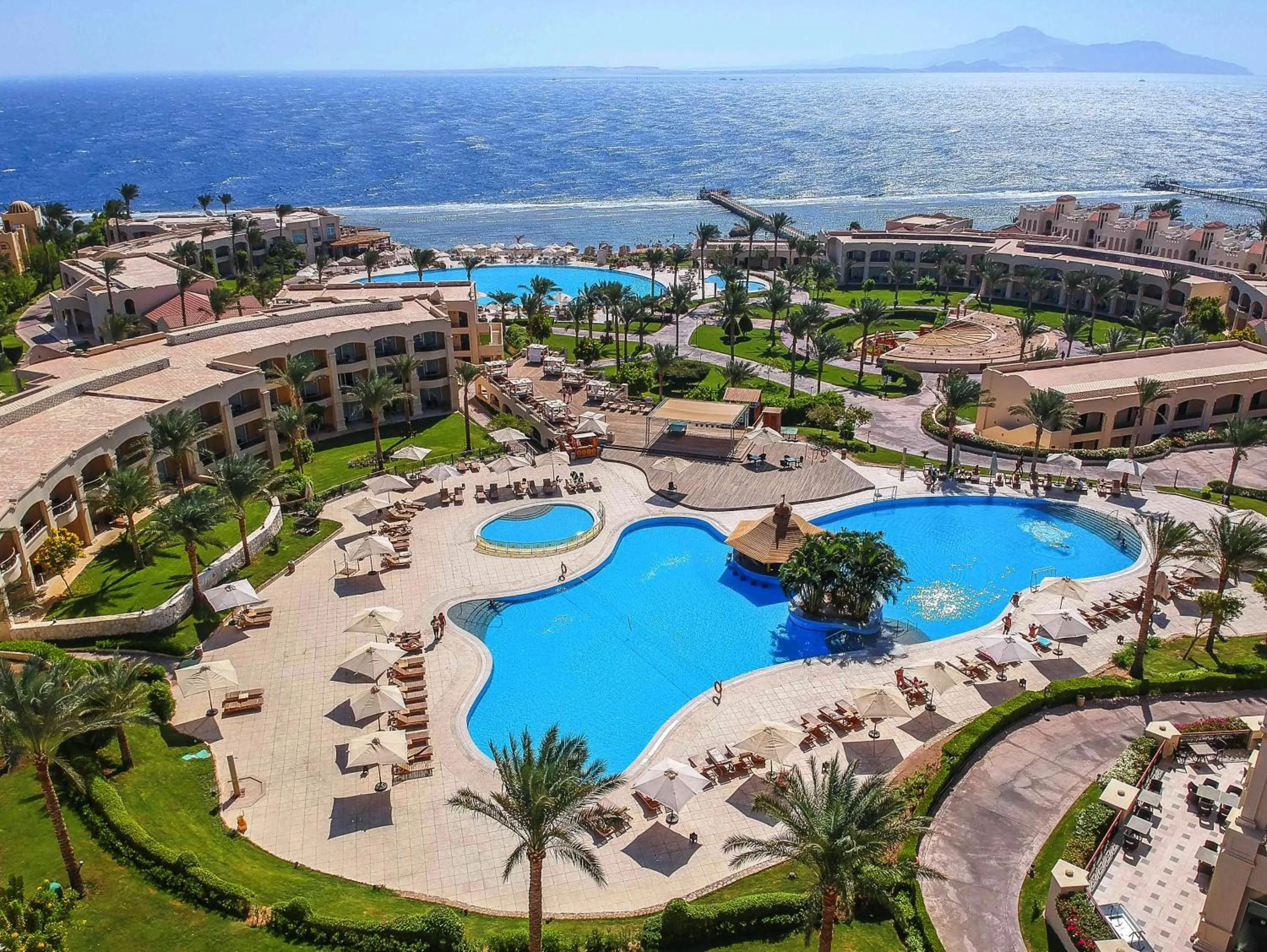 Bird's eye view in Cleopatra Luxury Resort Sharm El Sheikh