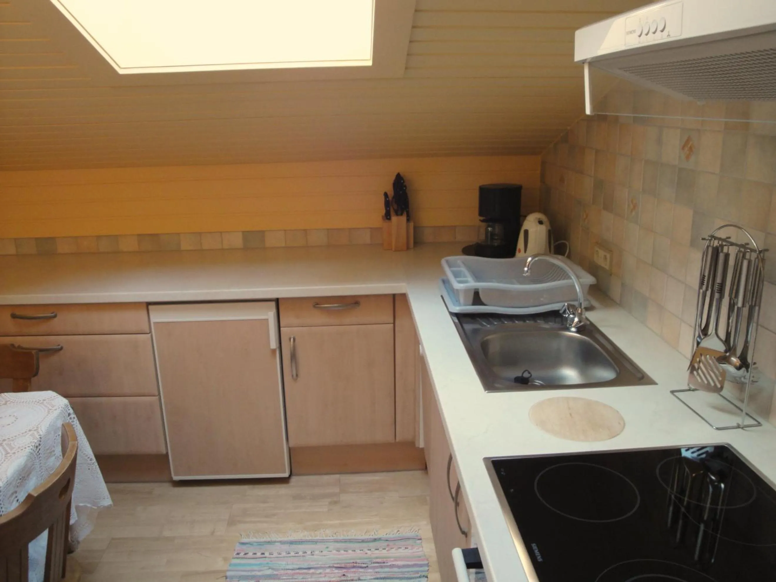 Kitchen or kitchenette in Pension & Appartement Steinwender